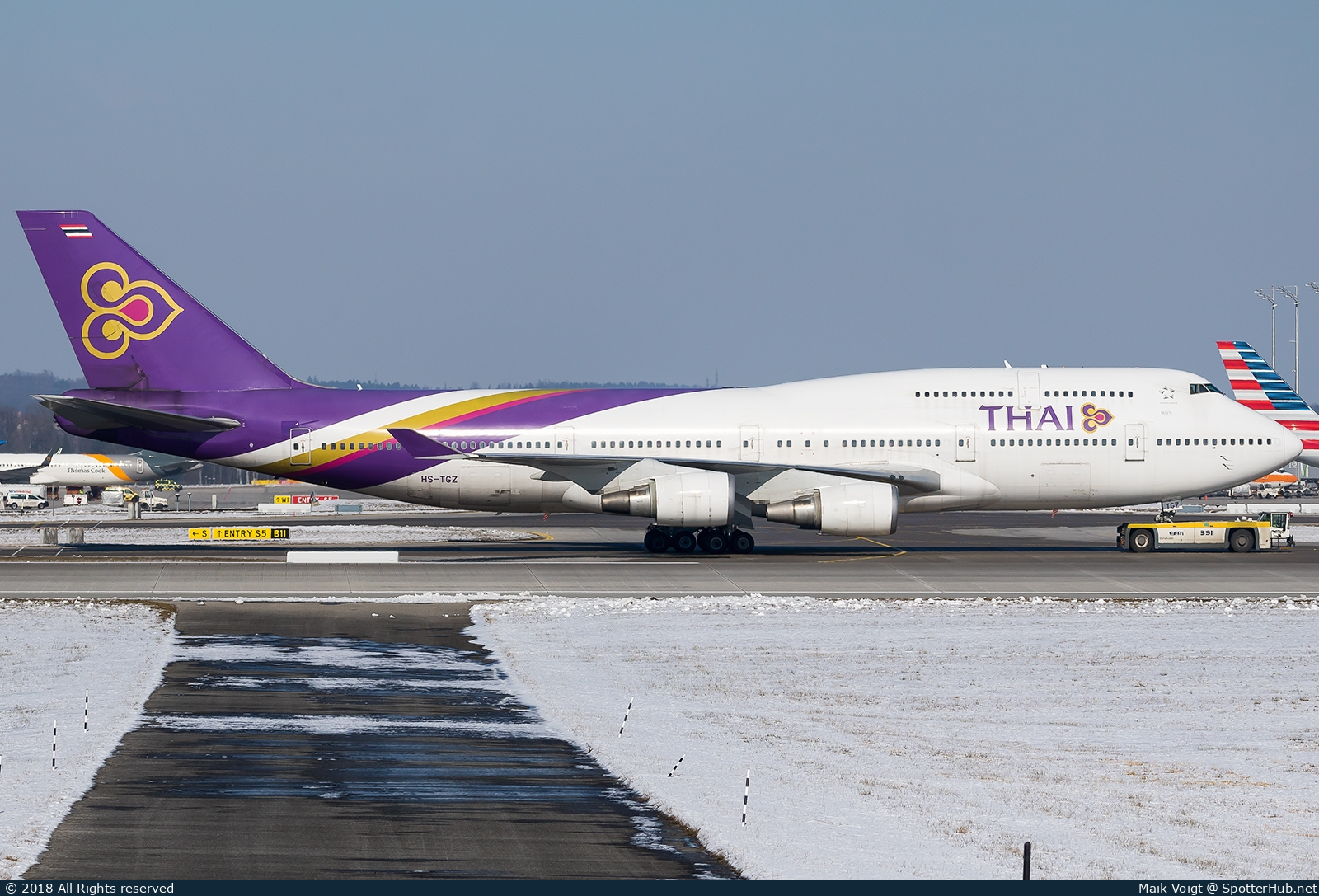 Photo of HS-TGZ - Boeing 747-4D7 operated by Thai Airways International