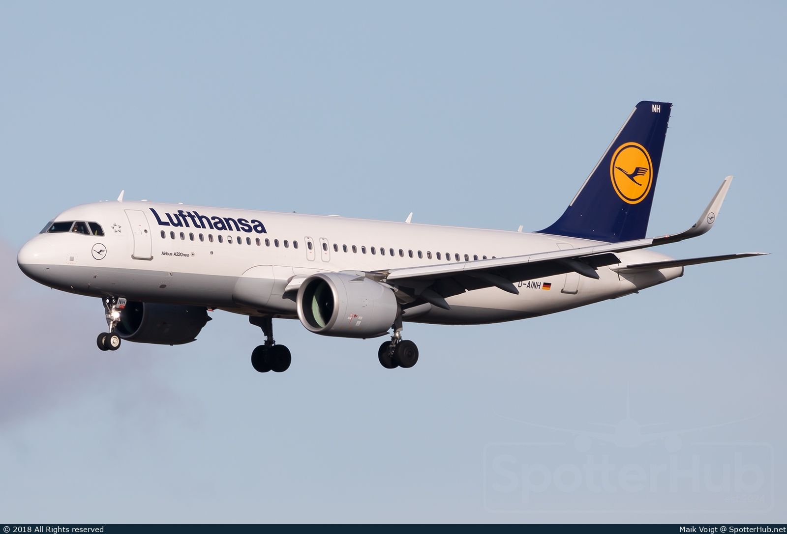Photo of D-AINH - Airbus A320-271N operated by Lufthansa