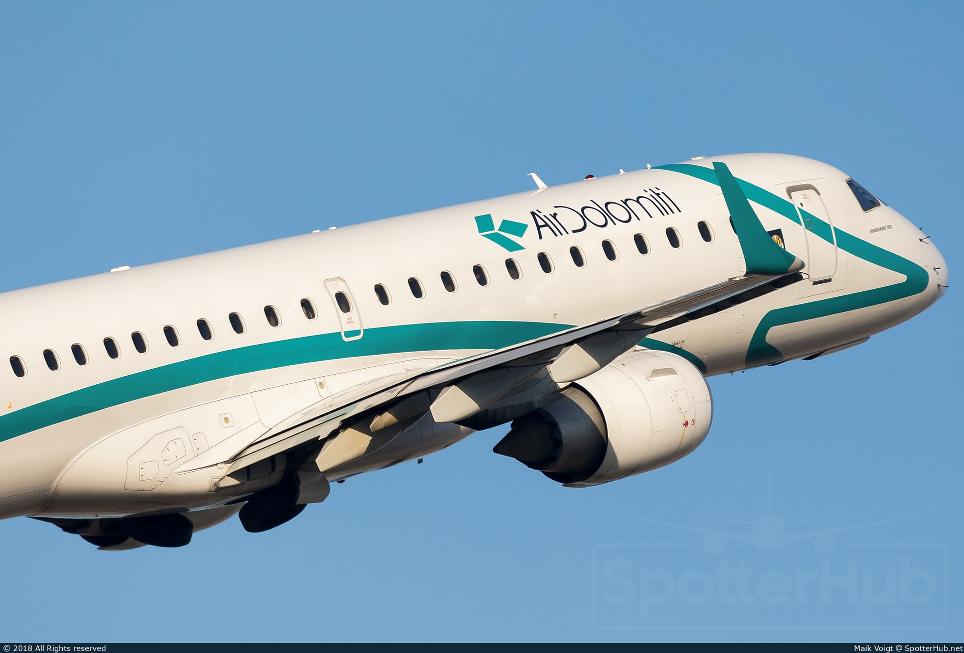 Photo of I-ADJS - Embraer ERJ-195LR operated by Air Dolomiti