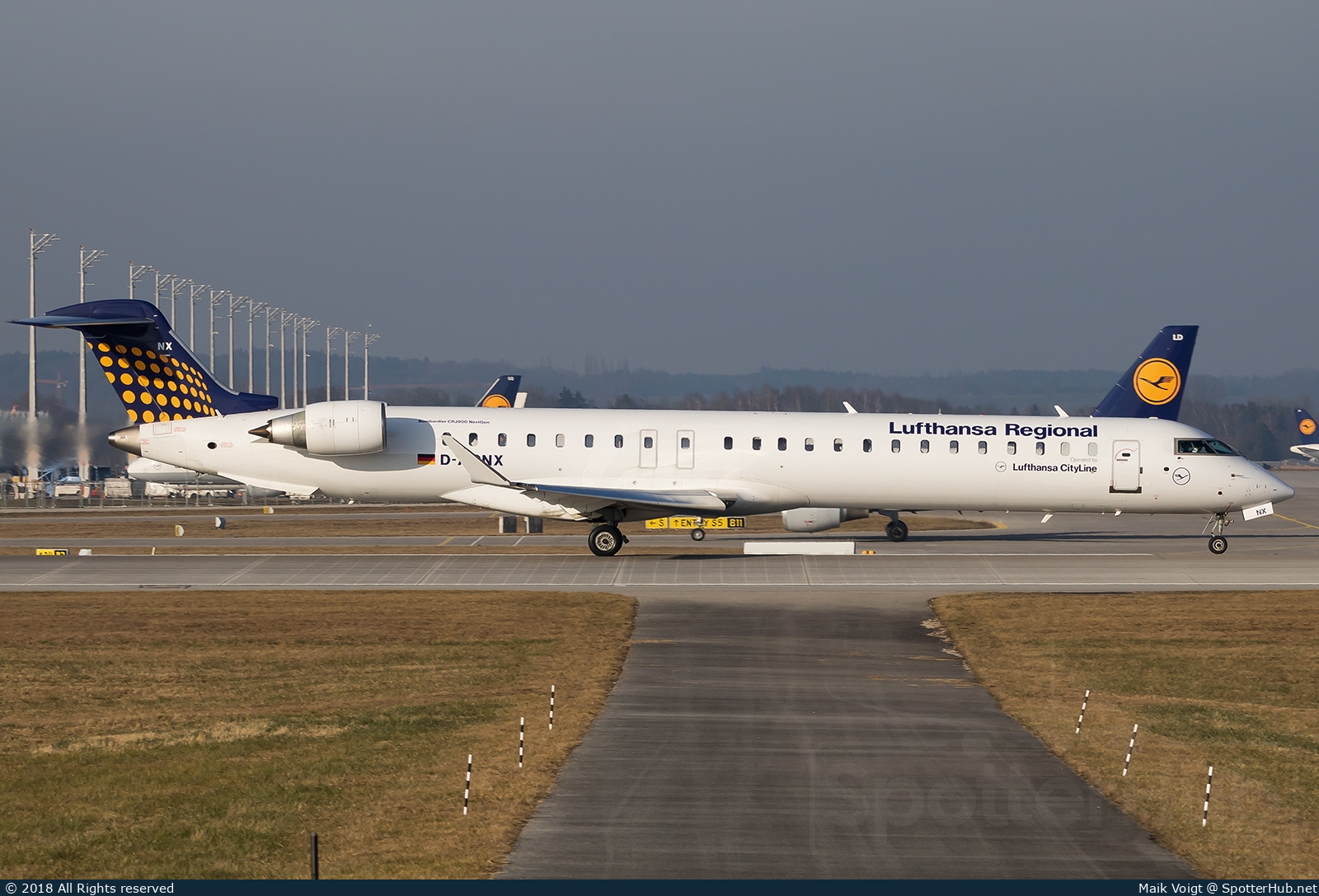 Photo of D-ACNX - Bombardier CRJ-900LR operated by Lufthansa CityLine
