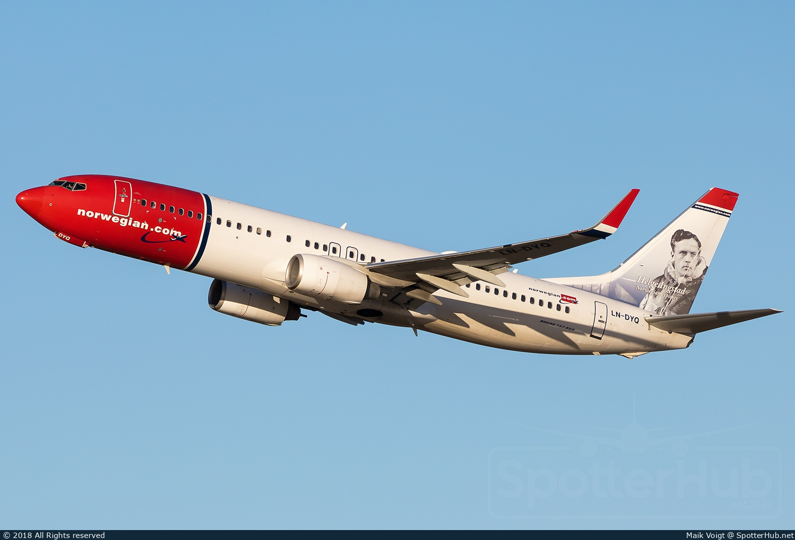 Photo of LN-DYQ - Boeing 737-8JP operated by Norwegian Air Shuttle