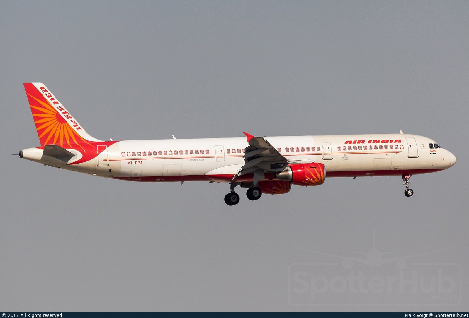 Photo of VT-PPA - Airbus A321-211 operated by Air India
