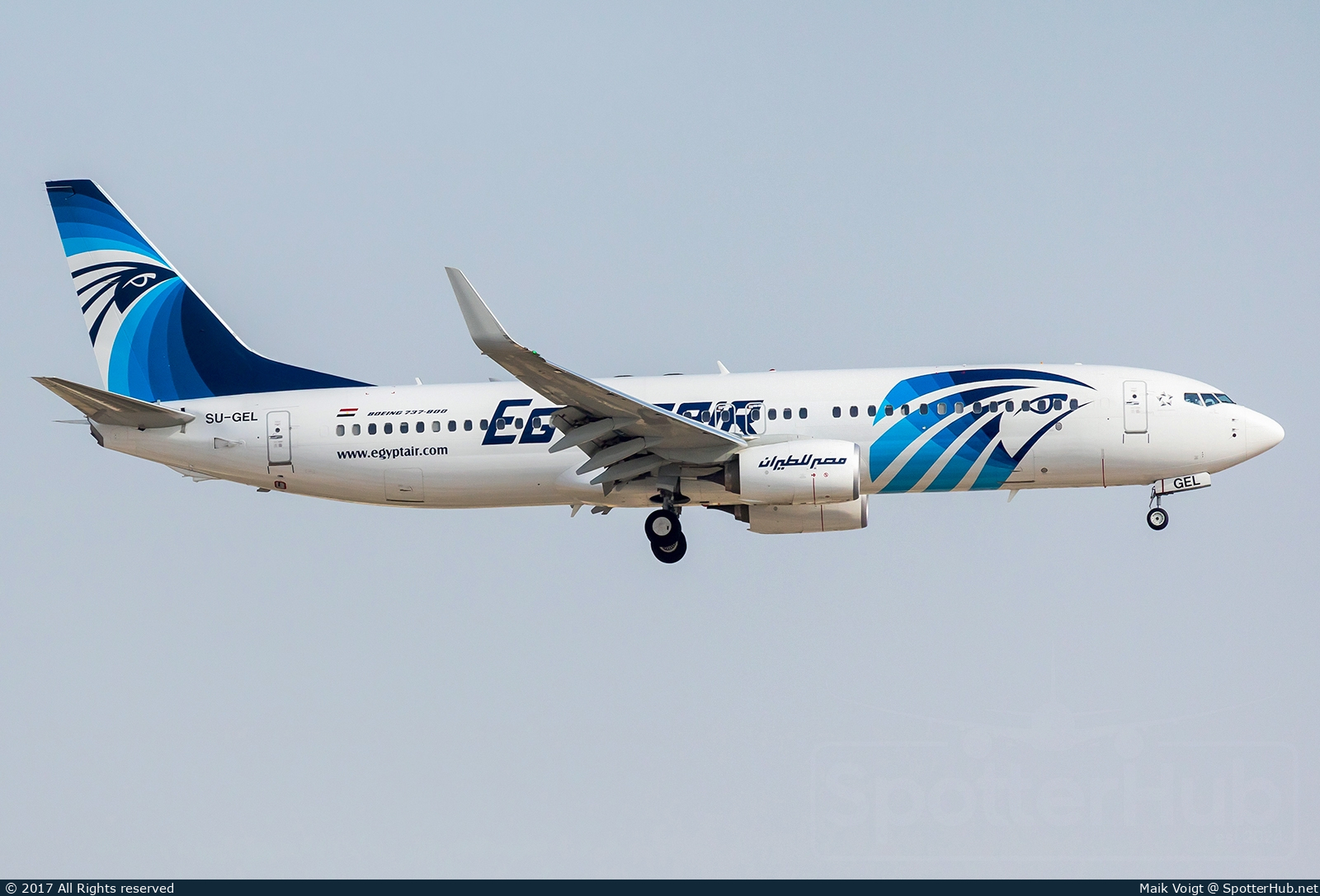 Photo of SU-GEL - Boeing 737-866 operated by Egyptair