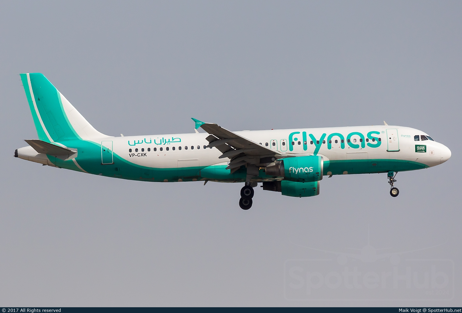 Photo of VP-CXK - Airbus A320-214 operated by Flynas