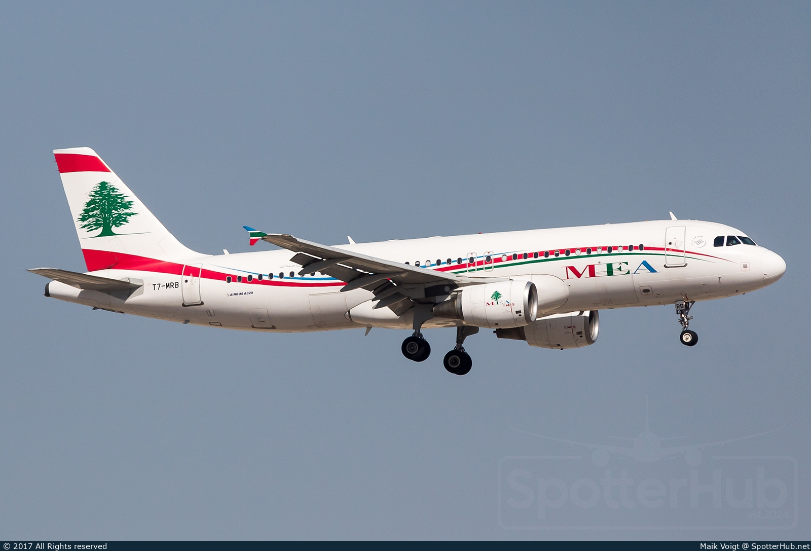 Photo of T7-MRB - Airbus A320-214 operated by MEA Middle East Airlines