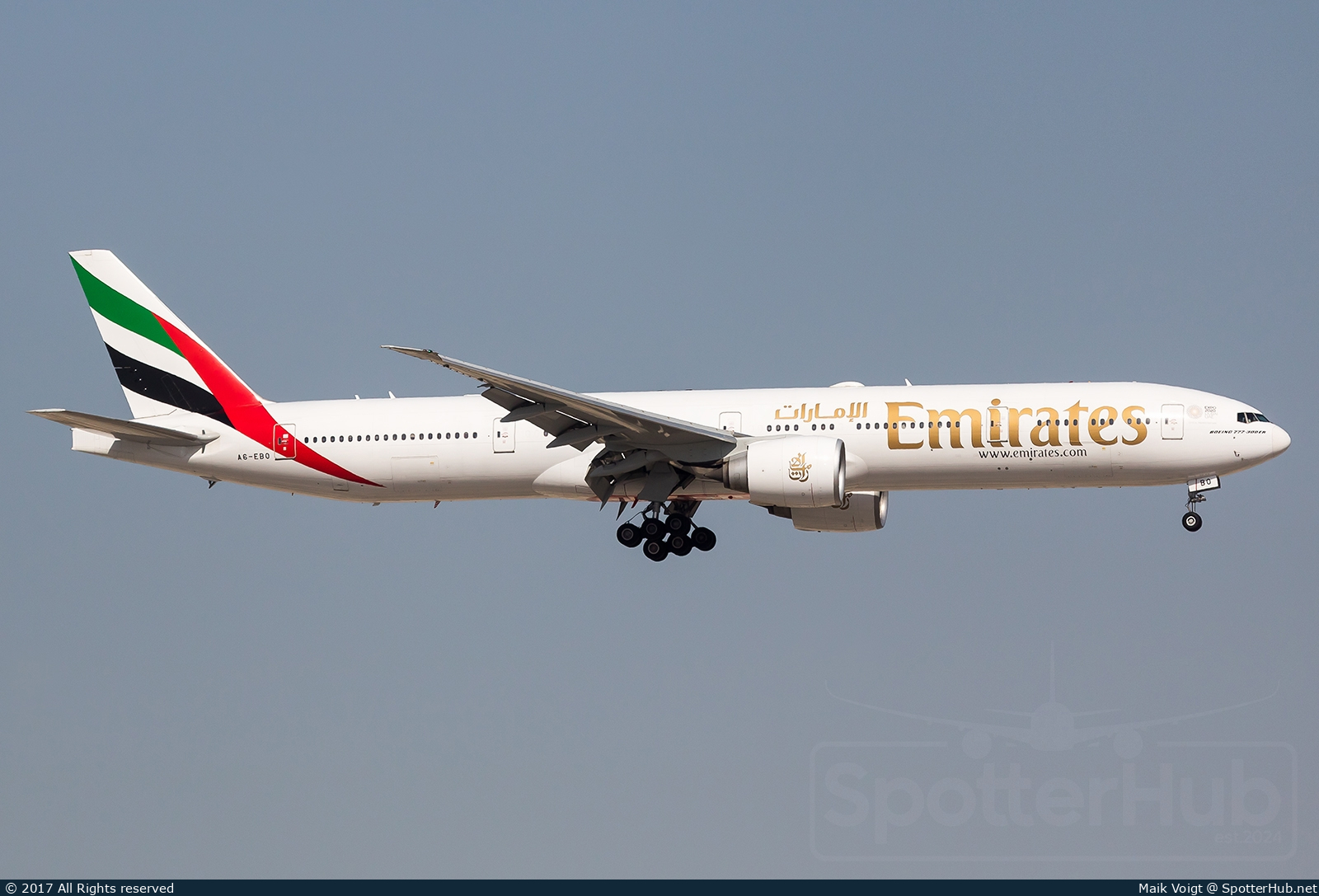 Photo of A6-EBO - Boeing 777-36N(ER) operated by Emirates
