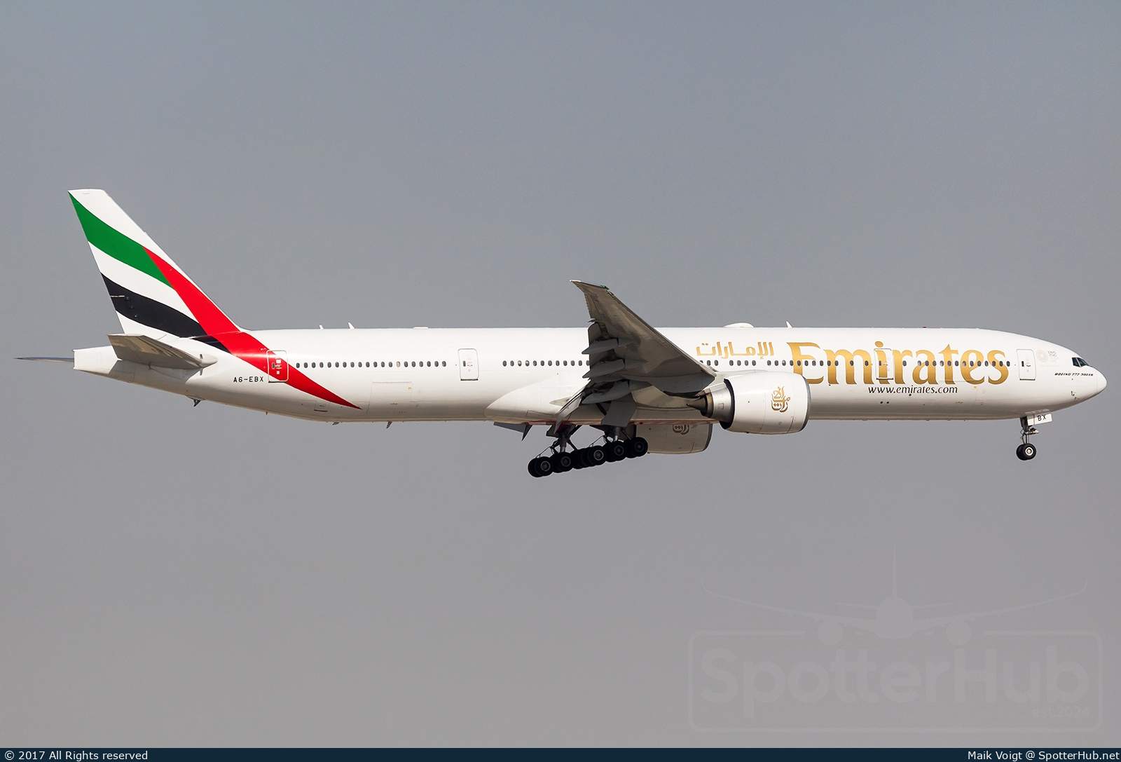 Photo of A6-EBX - Boeing 777-31H(ER) operated by Emirates