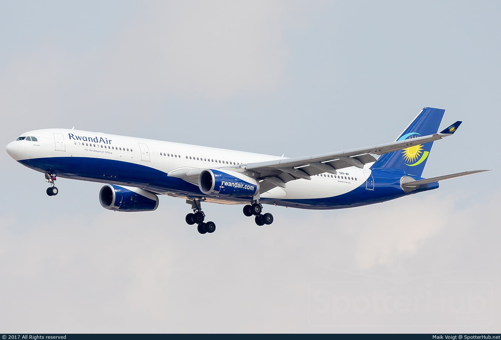 Photo of 9XR-WP - Airbus A330-343 operated by RwandAir