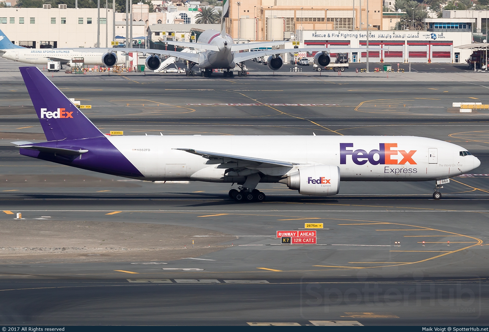 Photo of N862FD - Boeing 777-FS2 operated by FedEx