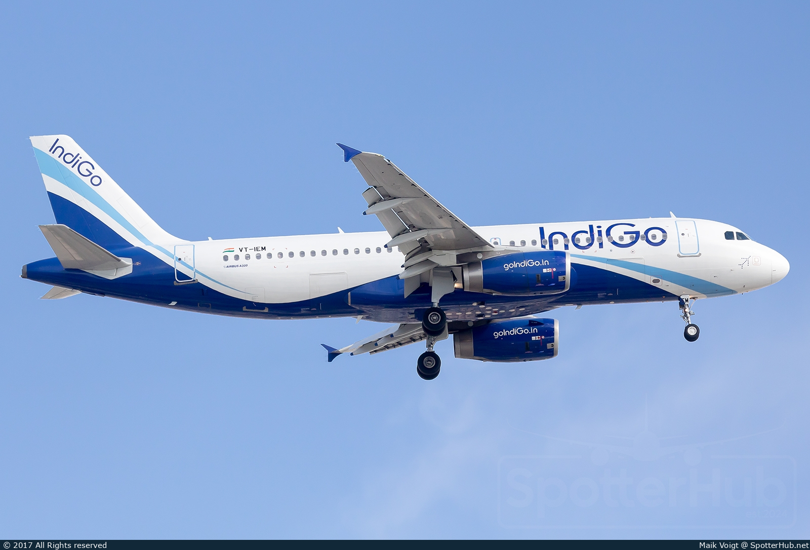 Photo of VT-IEM - Airbus A320-232 operated by IndiGo