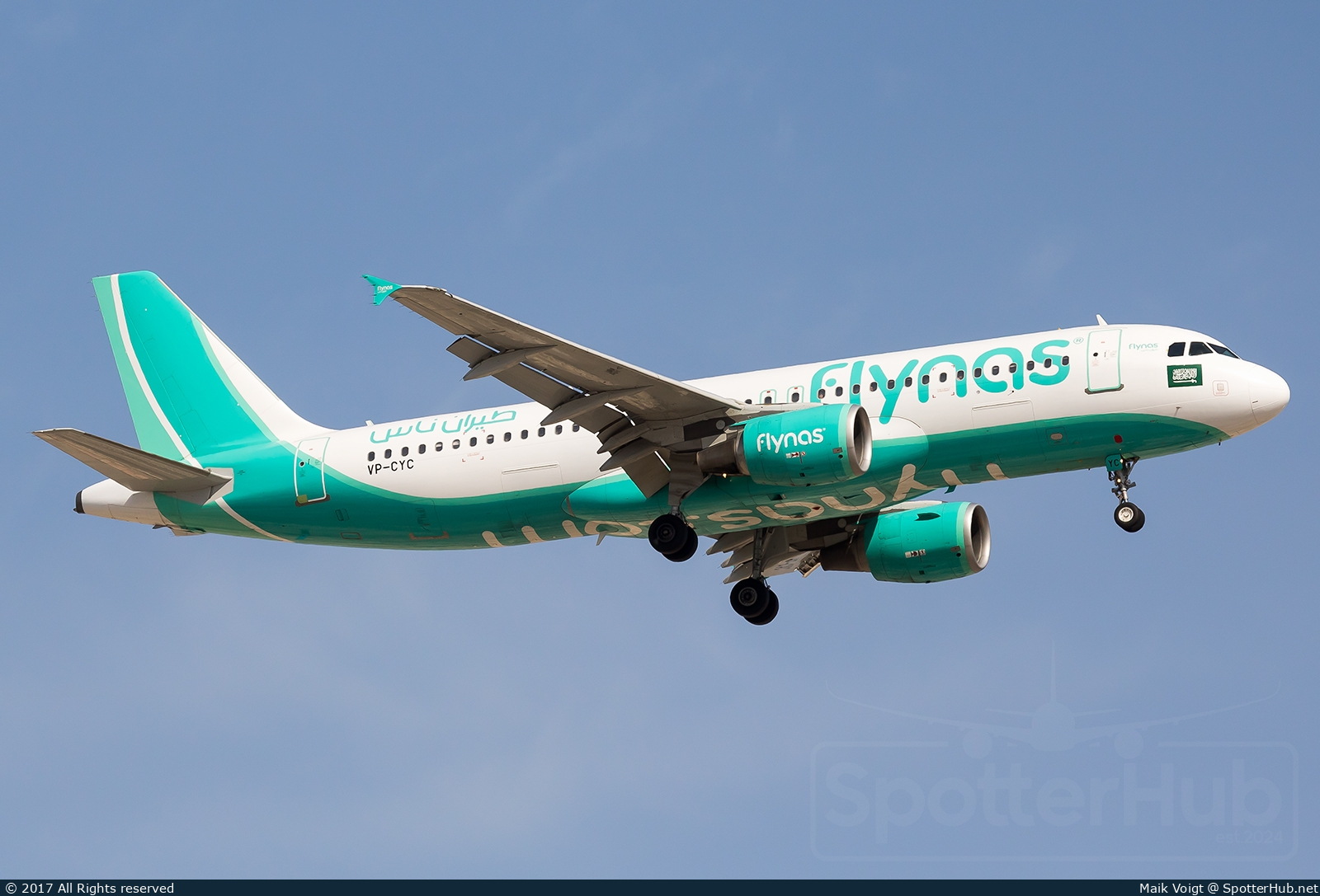 Photo of VP-CYC - Airbus A320-214 operated by Flynas