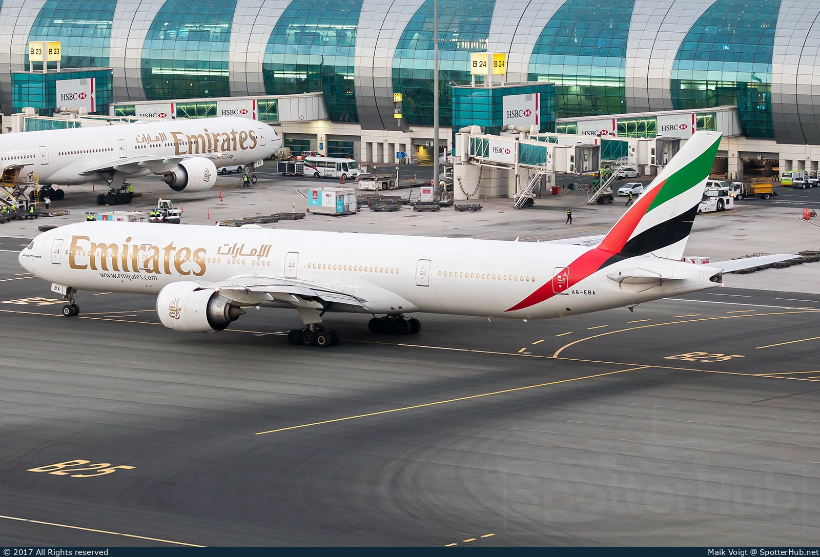 Photo of A6-EBA - Boeing 777-31H(ER) operated by Emirates
