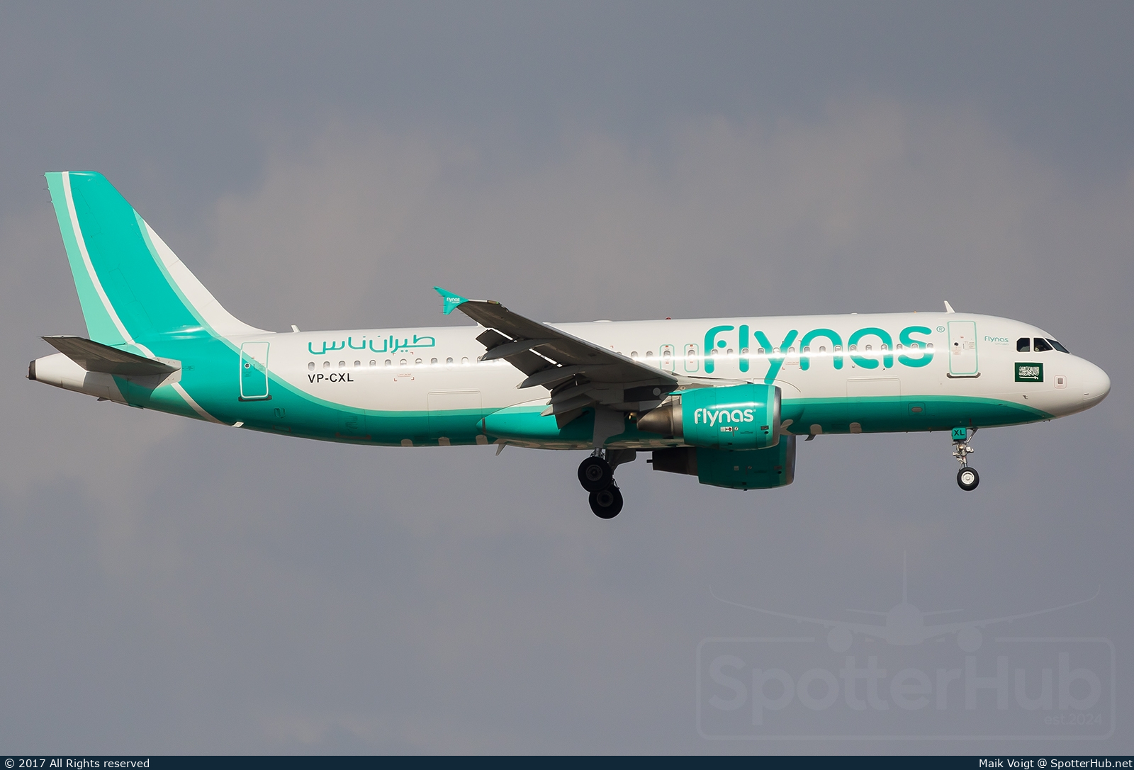 Photo of VP-CXL - Airbus A320-214 operated by Flynas