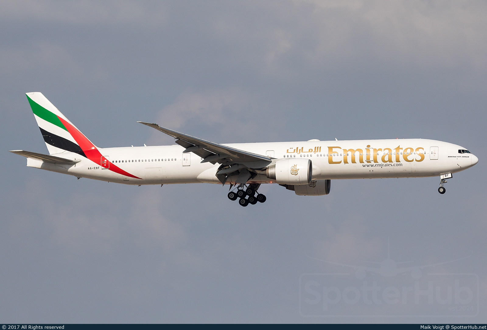 Photo of A6-EBF - Boeing 777-31H(ER) operated by Emirates