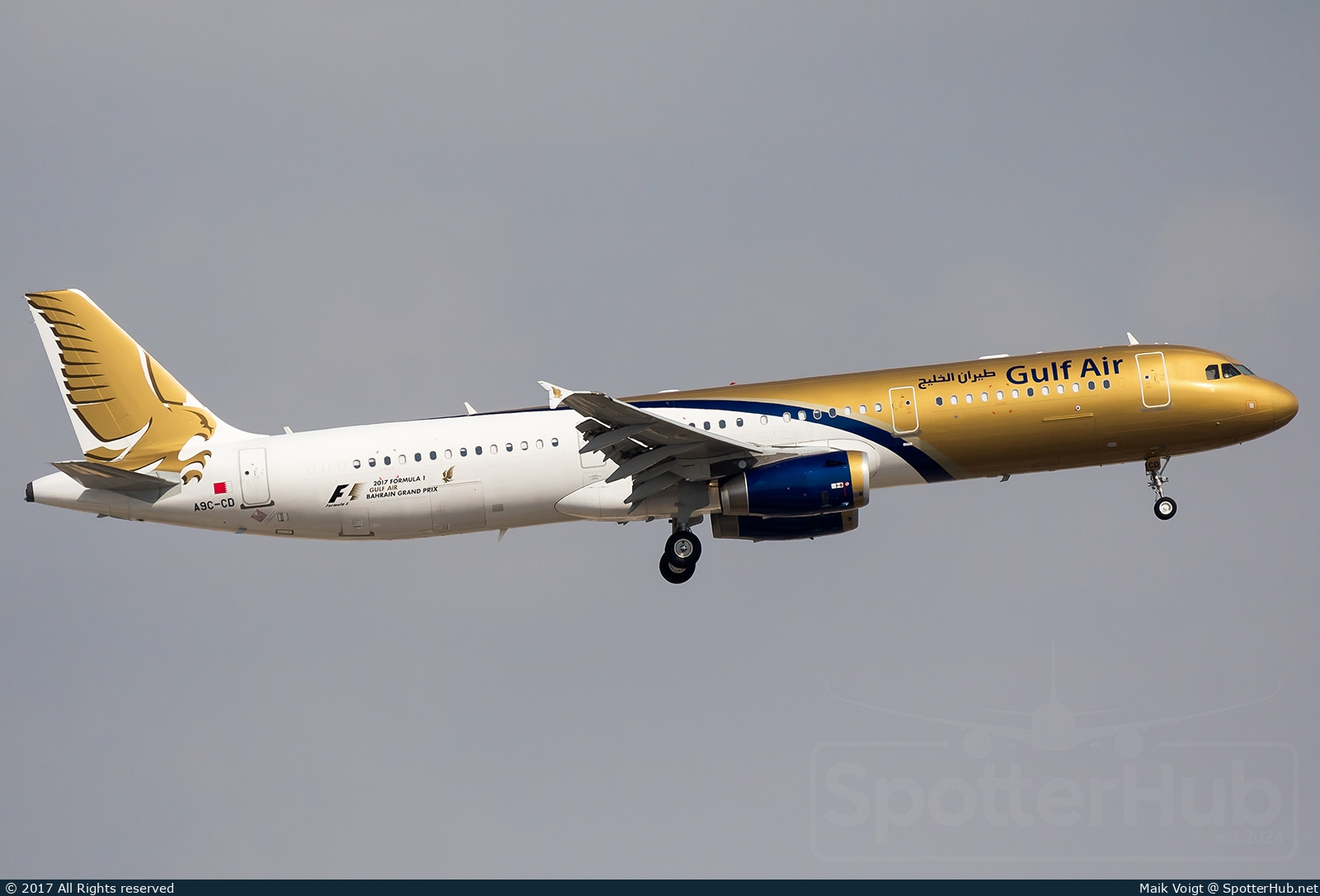 Photo of A9C-CD - Airbus A321-231 operated by Gulf Air
