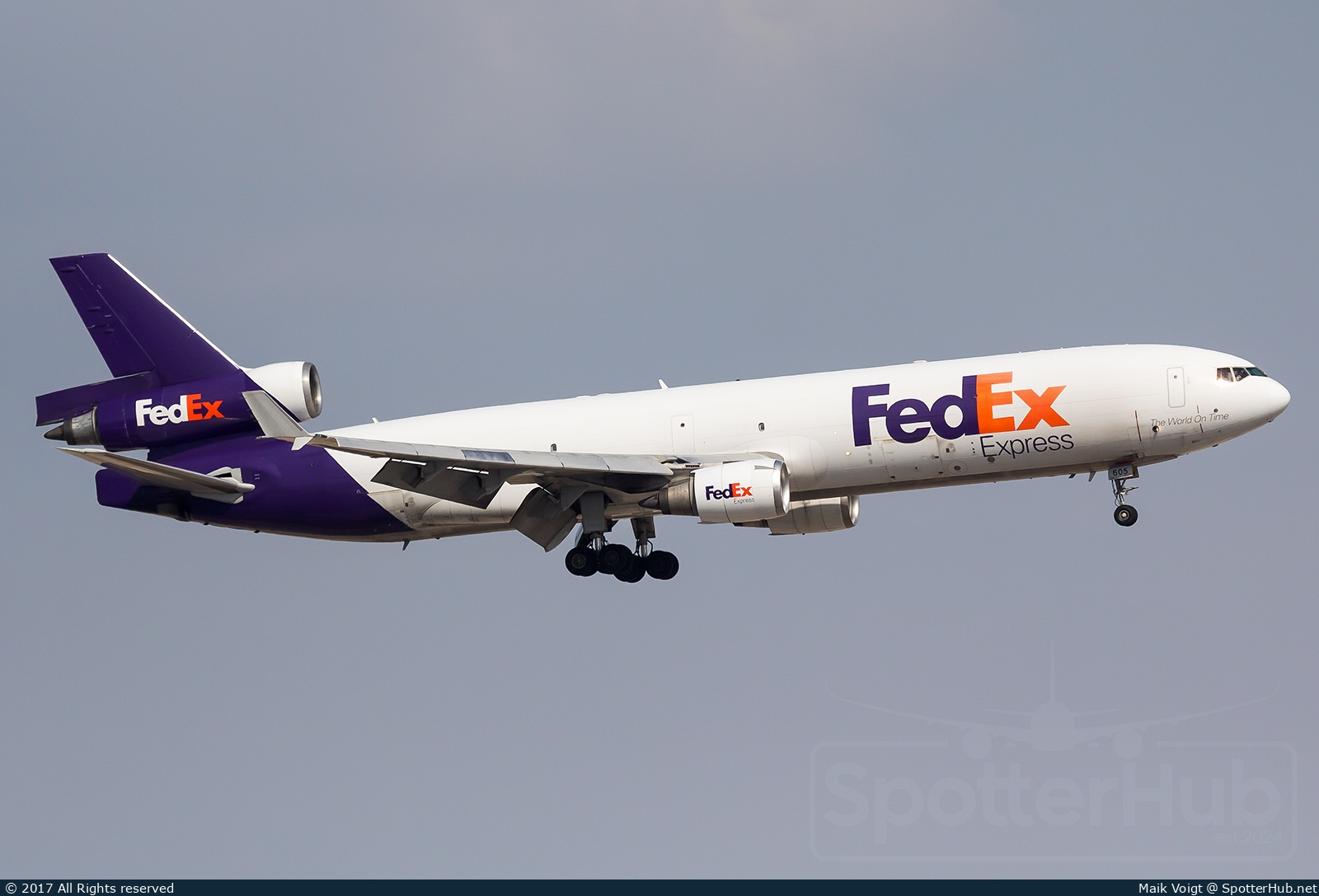 Photo of N605FE - McDonnell Douglas MD-11(F) operated by FedEx