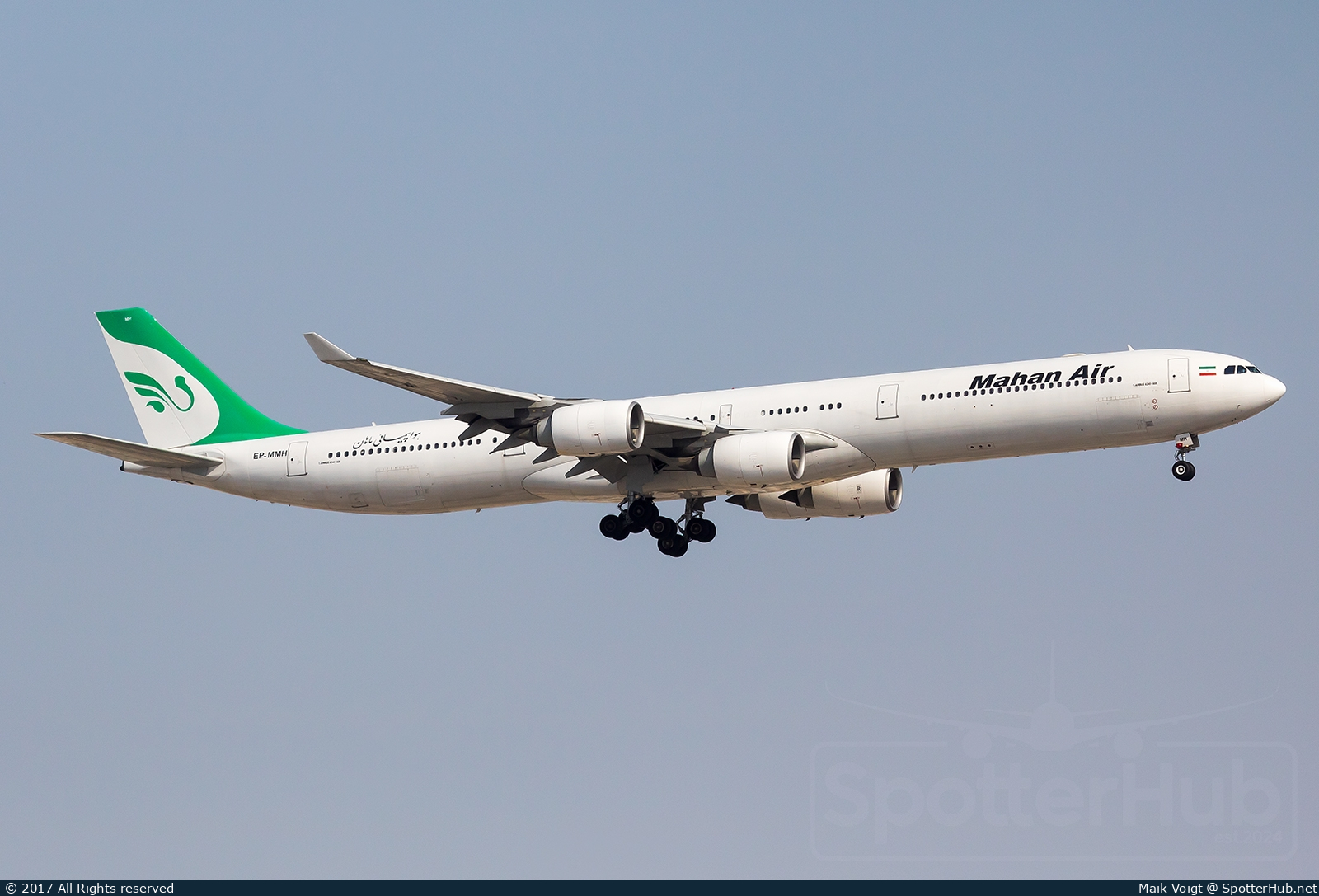 Photo of EP-MMH - Airbus A340-642 operated by Mahan Air
