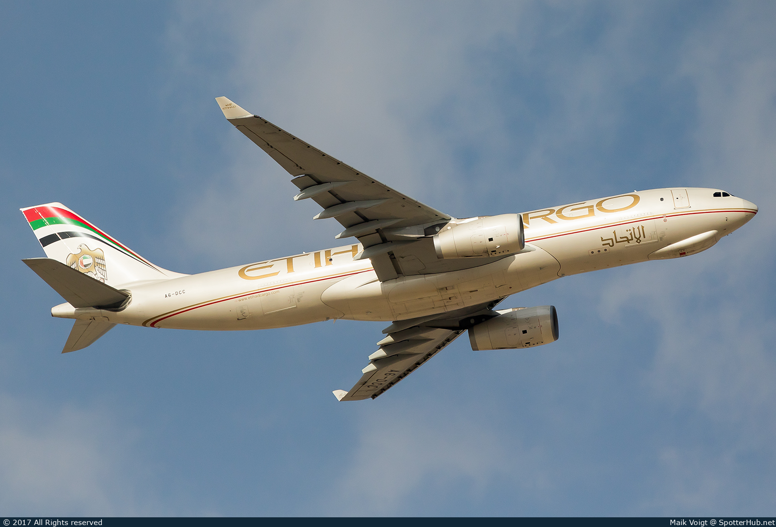Photo of A6-DCC - Airbus A330-243F operated by Etihad Cargo