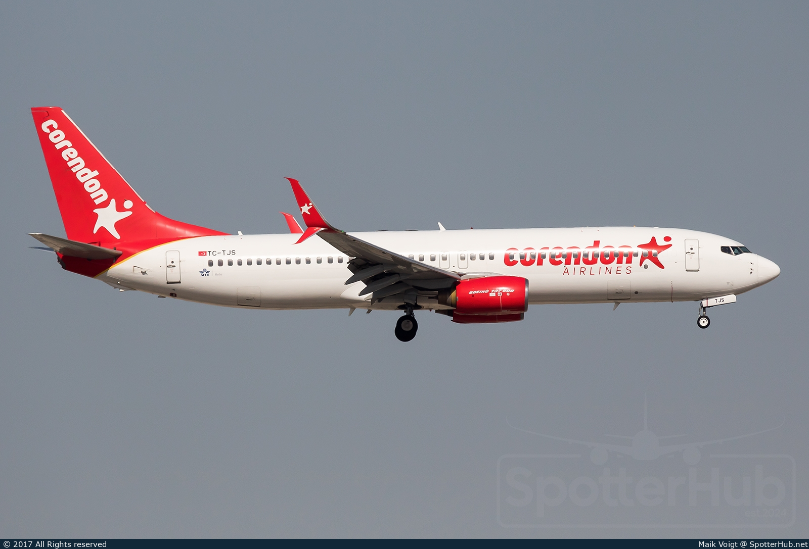 Photo of TC-TJS - Boeing 737-81B operated by Corendon Airlines