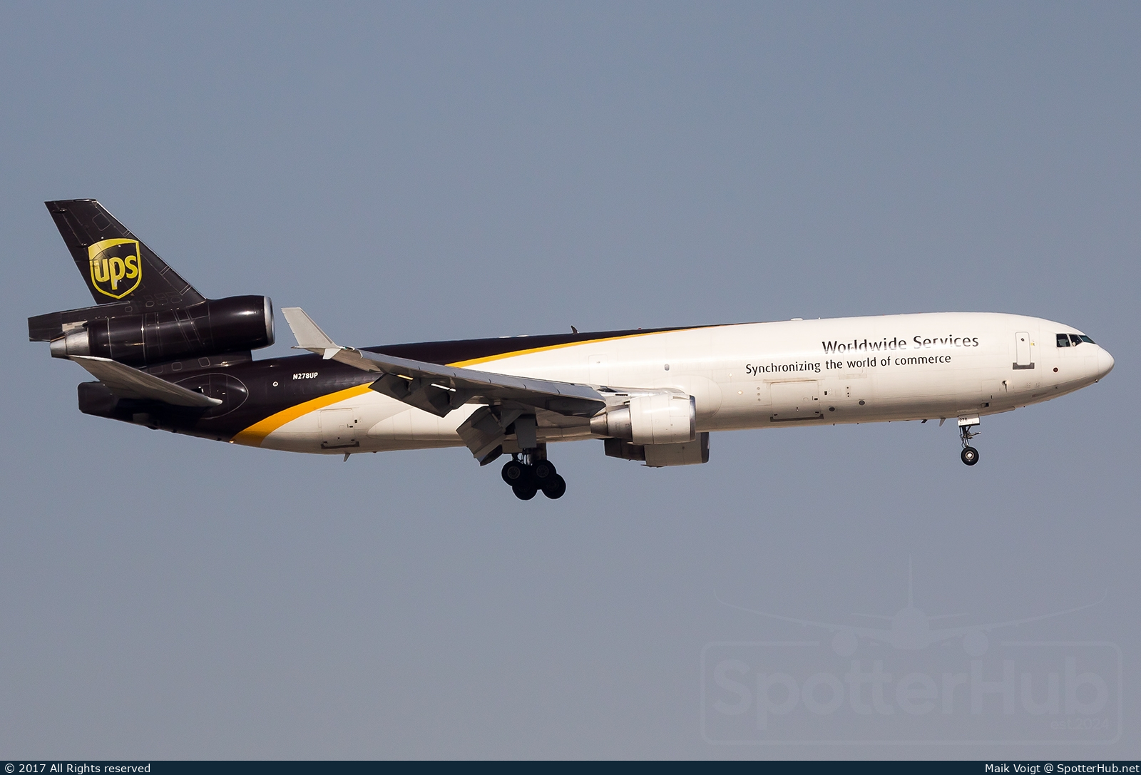 Photo of N278UP - McDonnell Douglas MD-11(F) operated by UPS United Parcel Service