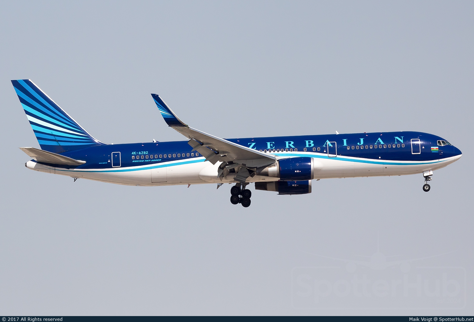 Photo of 4K-AZ82 - Boeing 767-32L(ER) operated by Azerbaijan Airlines