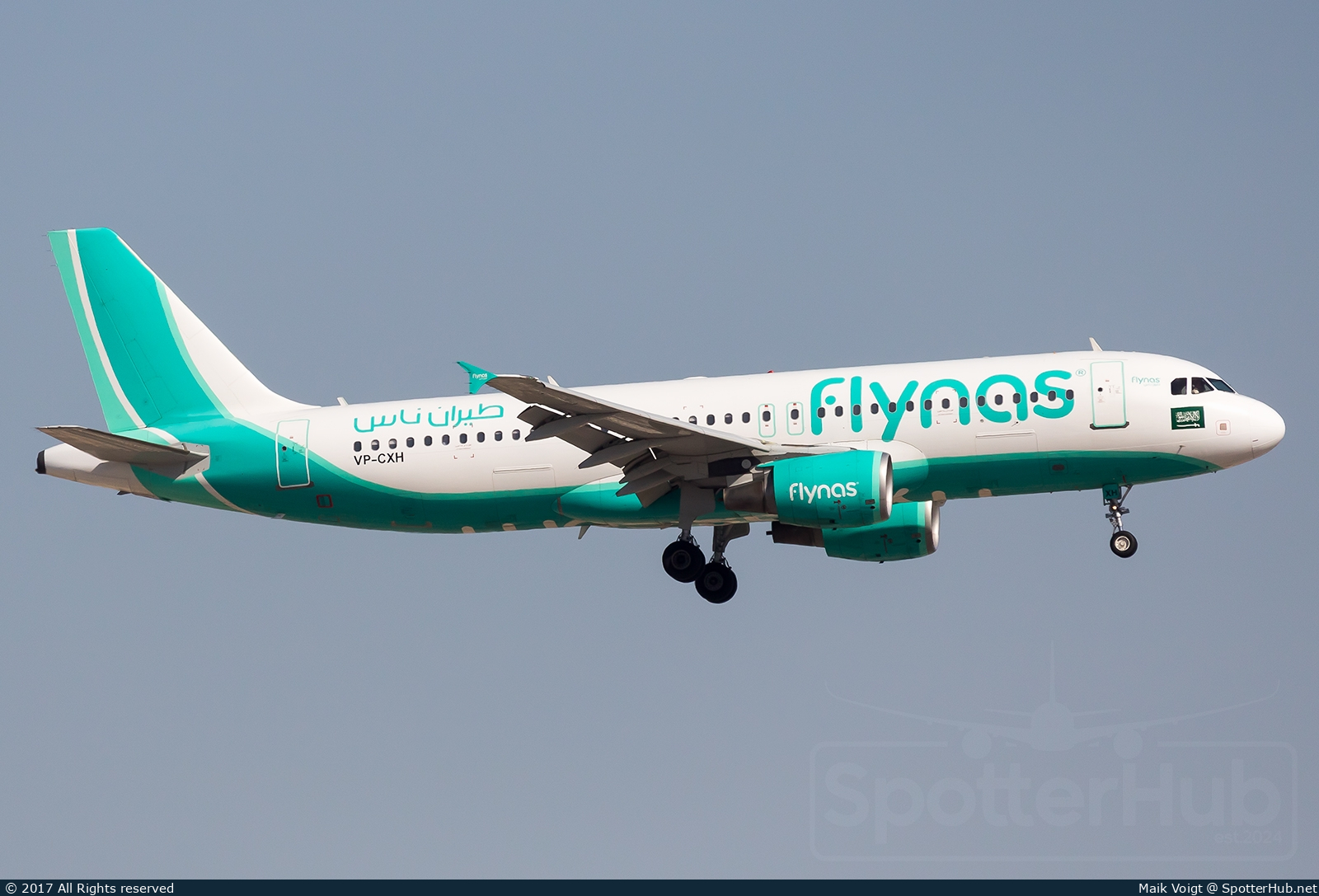 Photo of VP-CXH - Airbus A320-214 operated by Flynas