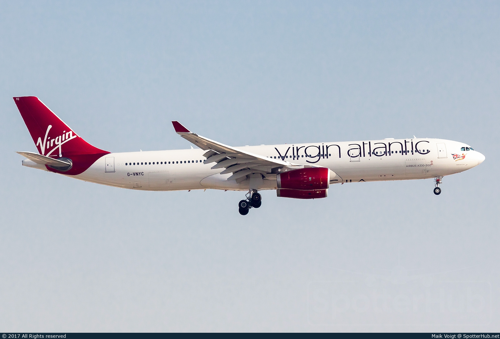Photo of G-VNYC - Airbus A330-343 operated by Virgin Atlantic Airways