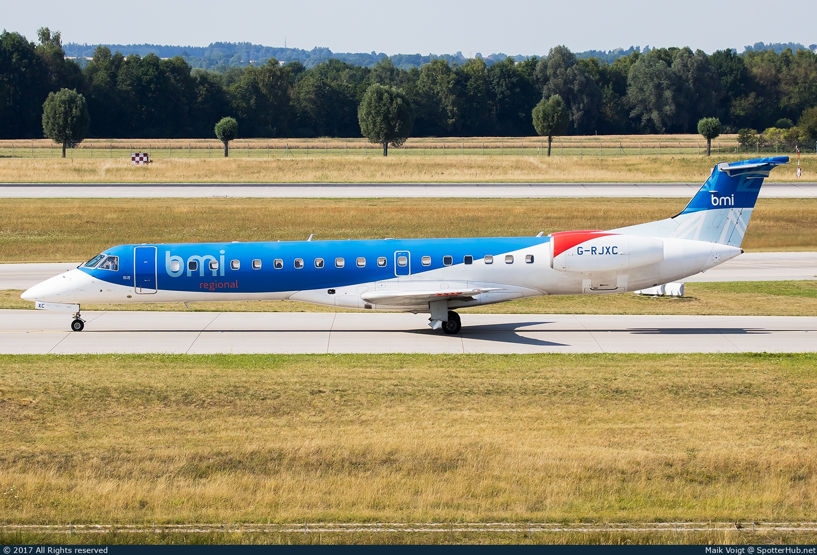 Photo of G-RJXC - Embraer ERJ-145EP operated by bmi Regional