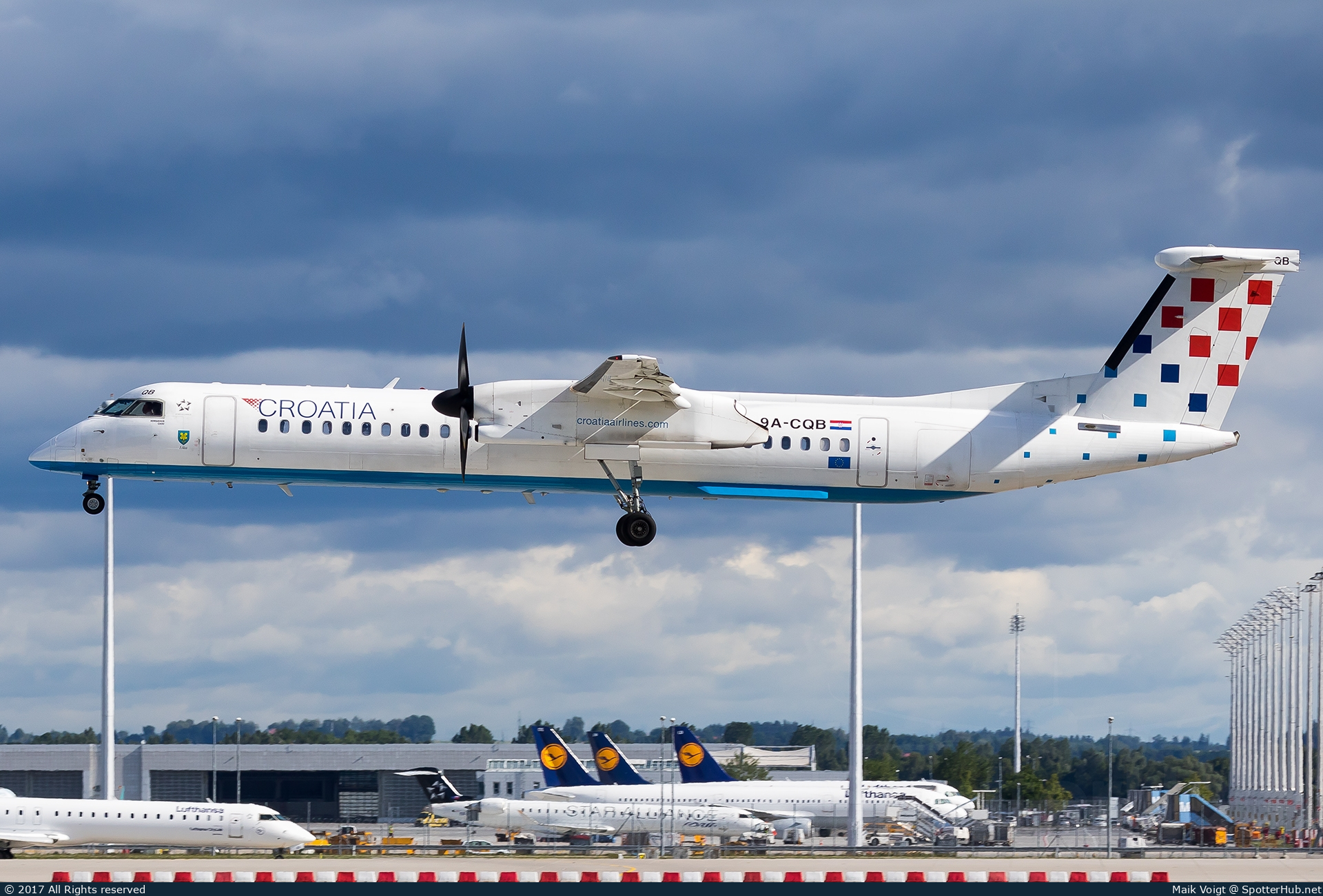 Photo of 9A-CQB - Bombardier DHC-8-402 Dash 8 Q400 operated by Croatia Airlines