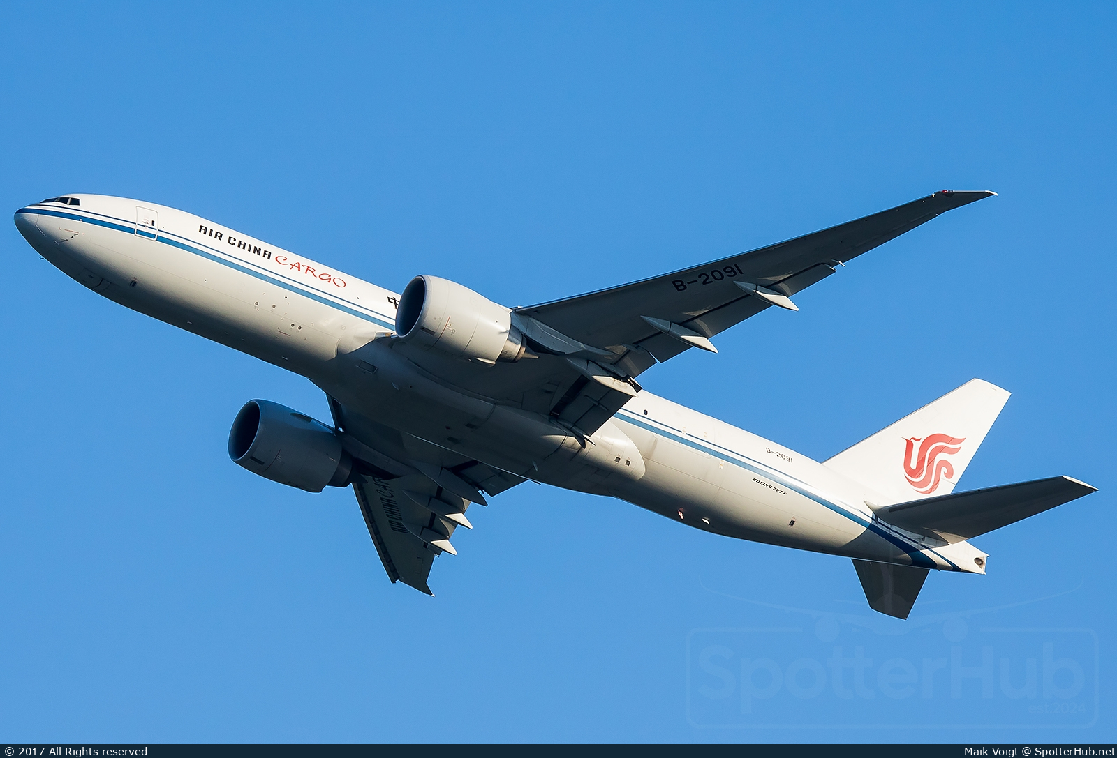 Photo of B-2091 - Boeing 777-FFT operated by Air China Cargo