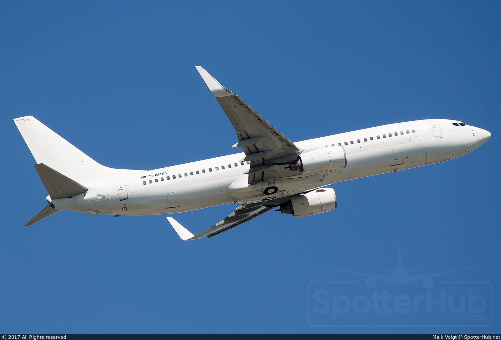 Photo of D-AHFT - Boeing 737-8K5 operated by TUIfly