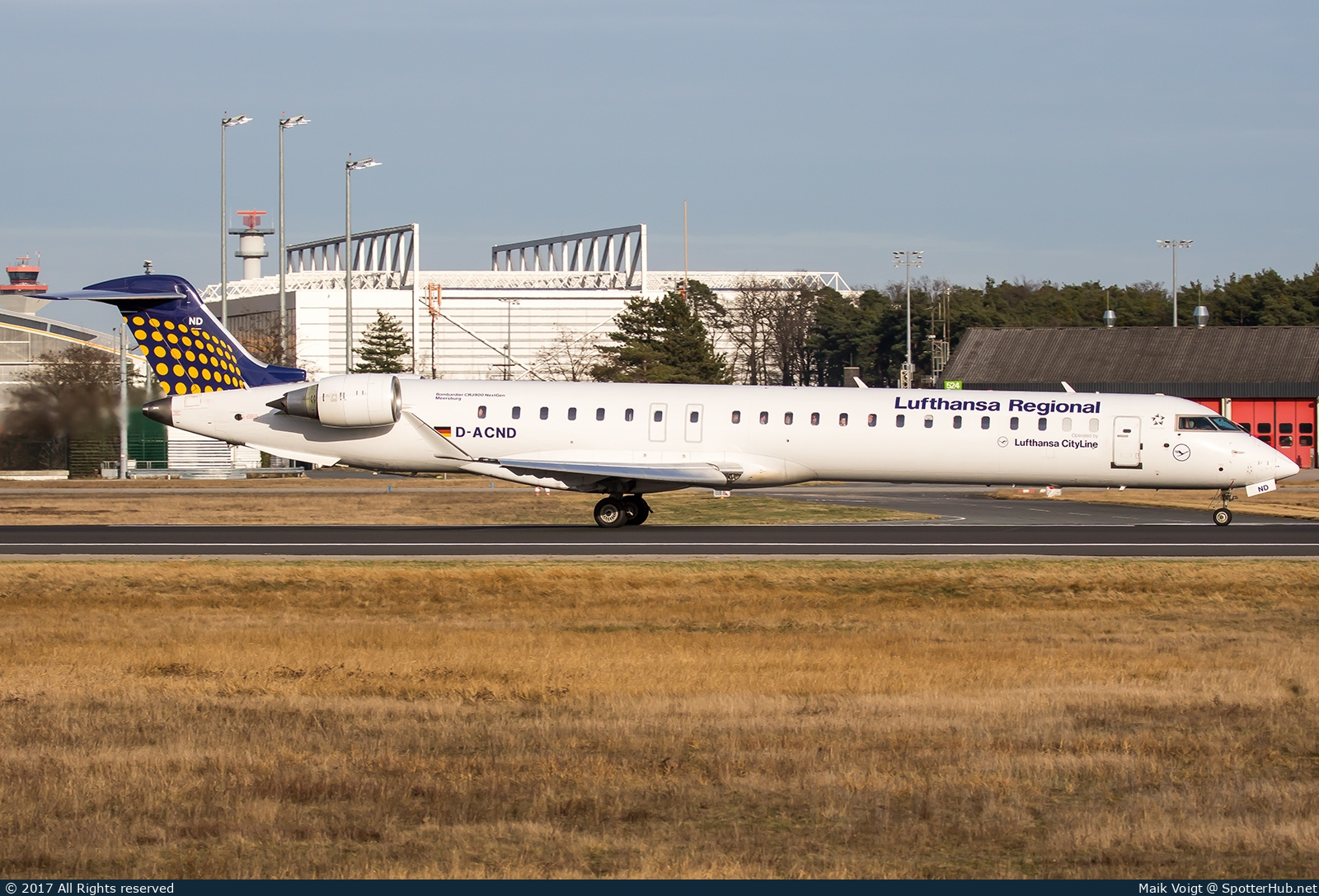 Photo of D-ACND - Bombardier CRJ-900LR operated by Lufthansa CityLine