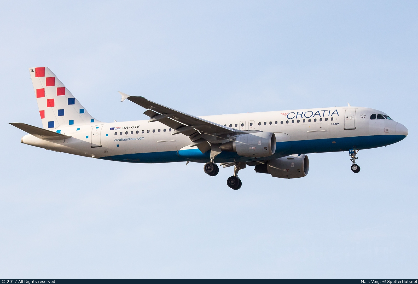 Photo of 9A-CTK - Airbus A320-214 operated by Croatia Airlines