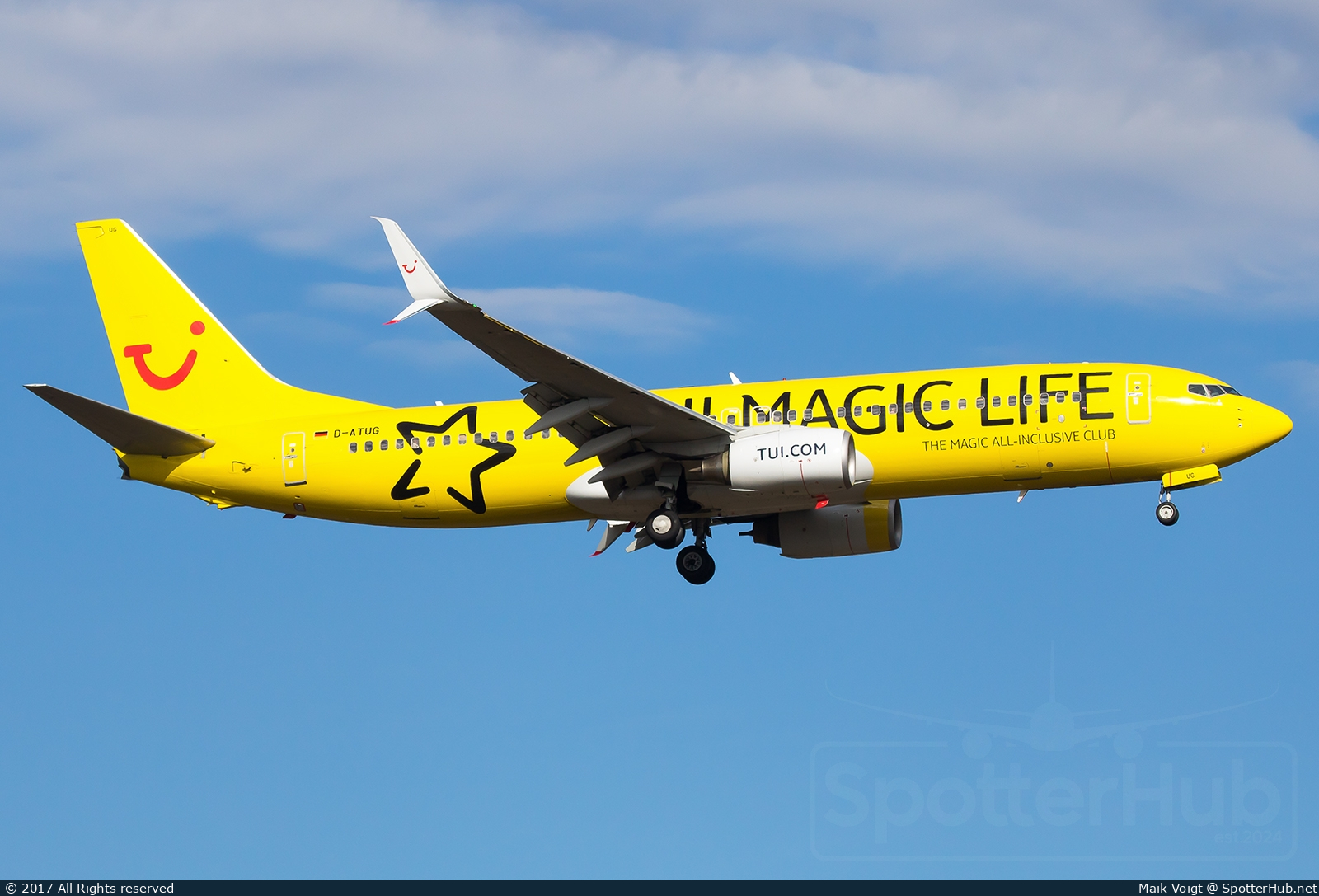 Photo of D-ATUG - Boeing 737-8K5 operated by TUIfly