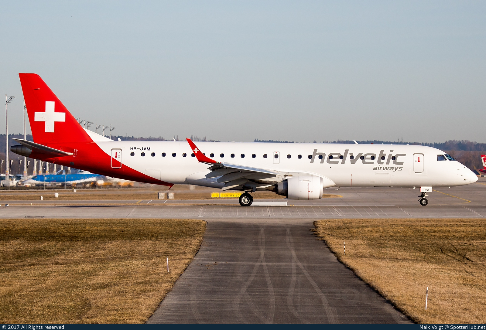 Photo of HB-JVM - Embraer ERJ-190LR operated by Helvetic Airways