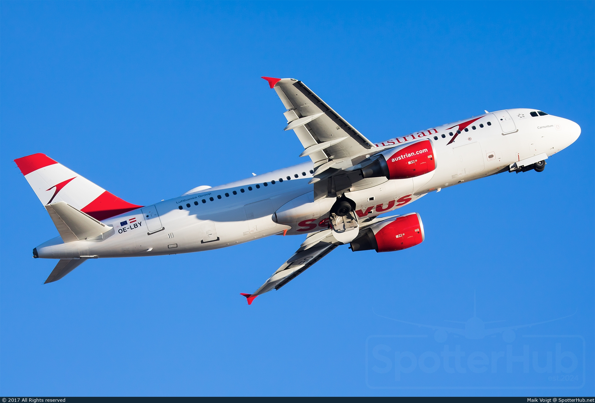 Photo of OE-LBY - Airbus A320-214 operated by Austrian Airlines