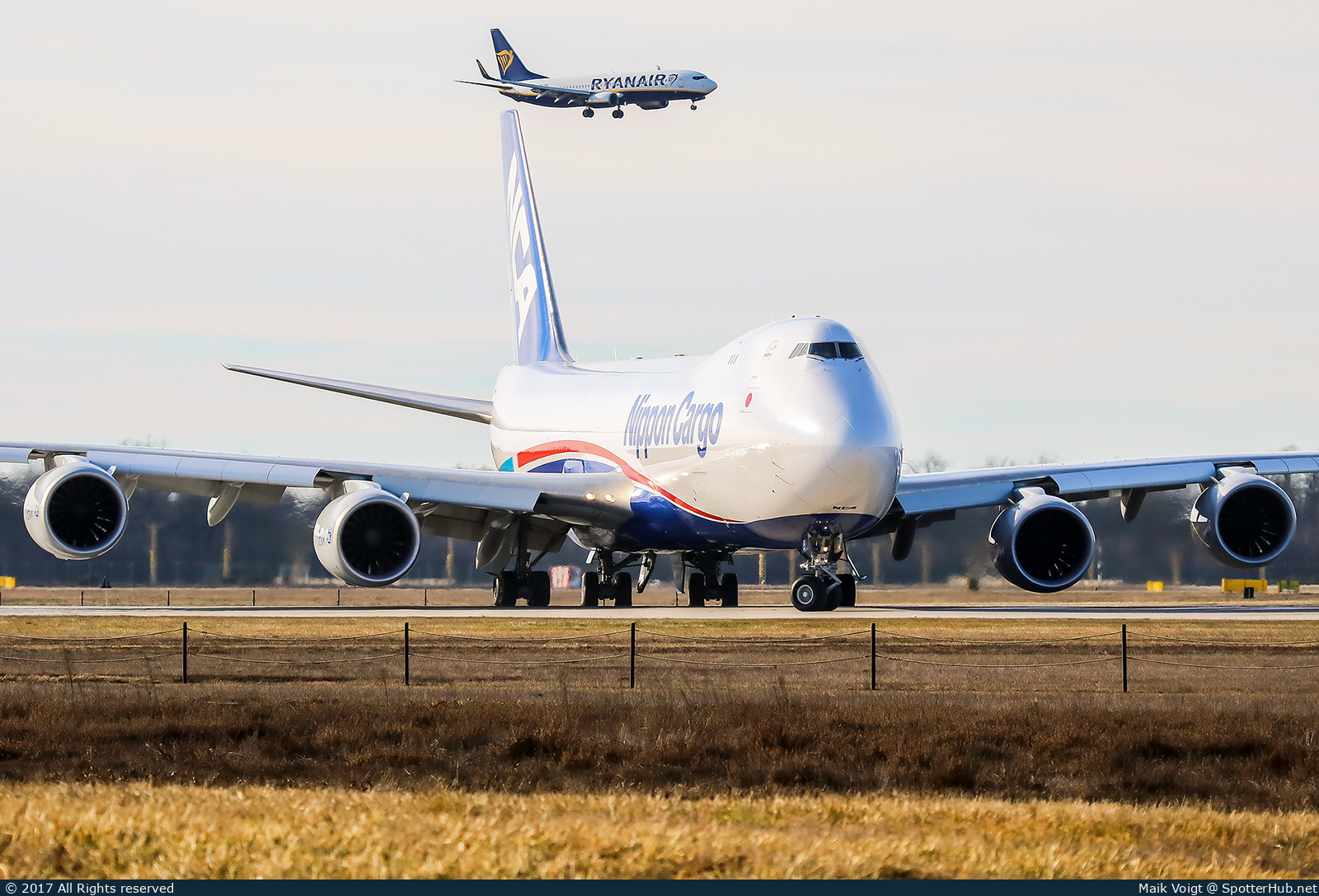 Photo of JA18KZ - Boeing 747-8KZF operated by Nippon Cargo Airlines