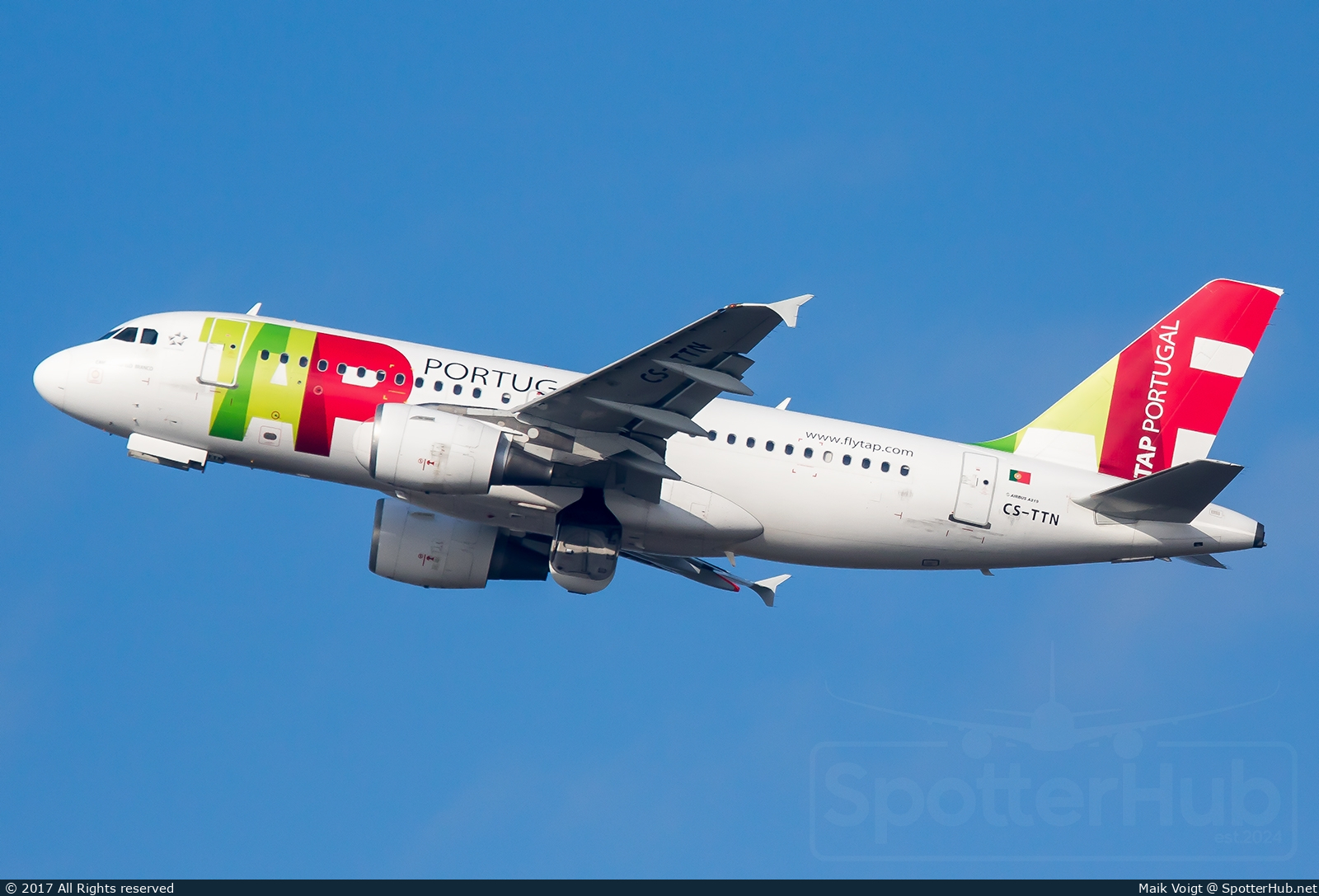 Photo of CS-TTN - Airbus A319-111 operated by TAP Air Portugal