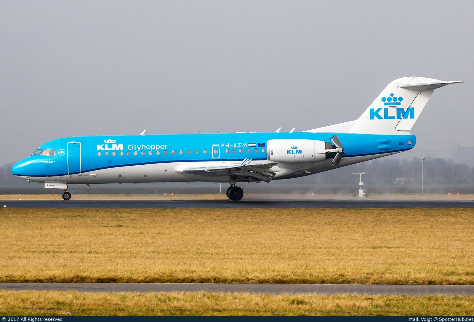 Photo of PH-KZM - Fokker 70 operated by KLM Cityhopper