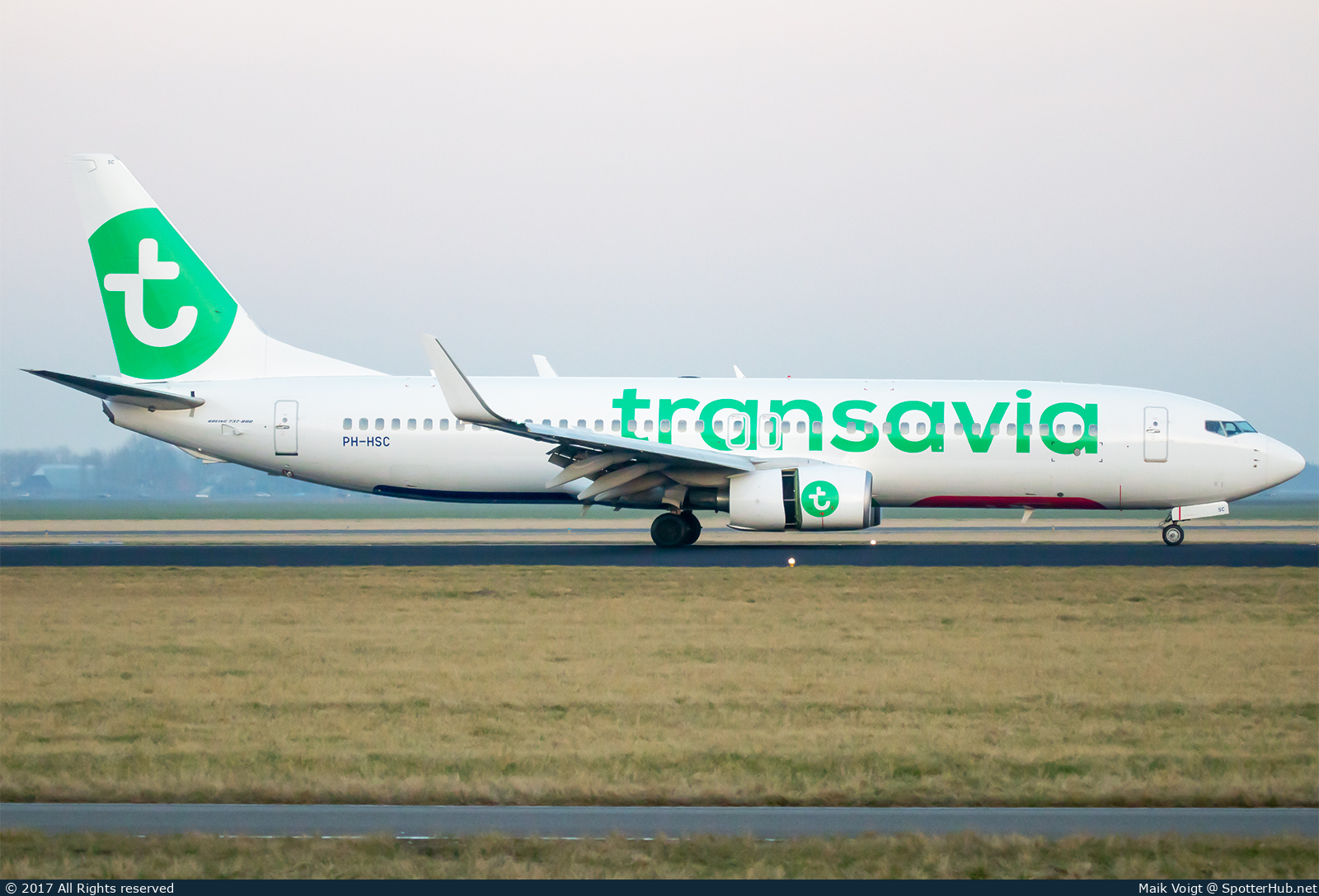 Photo of PH-HSC - Boeing 737-8K2 operated by Transavia