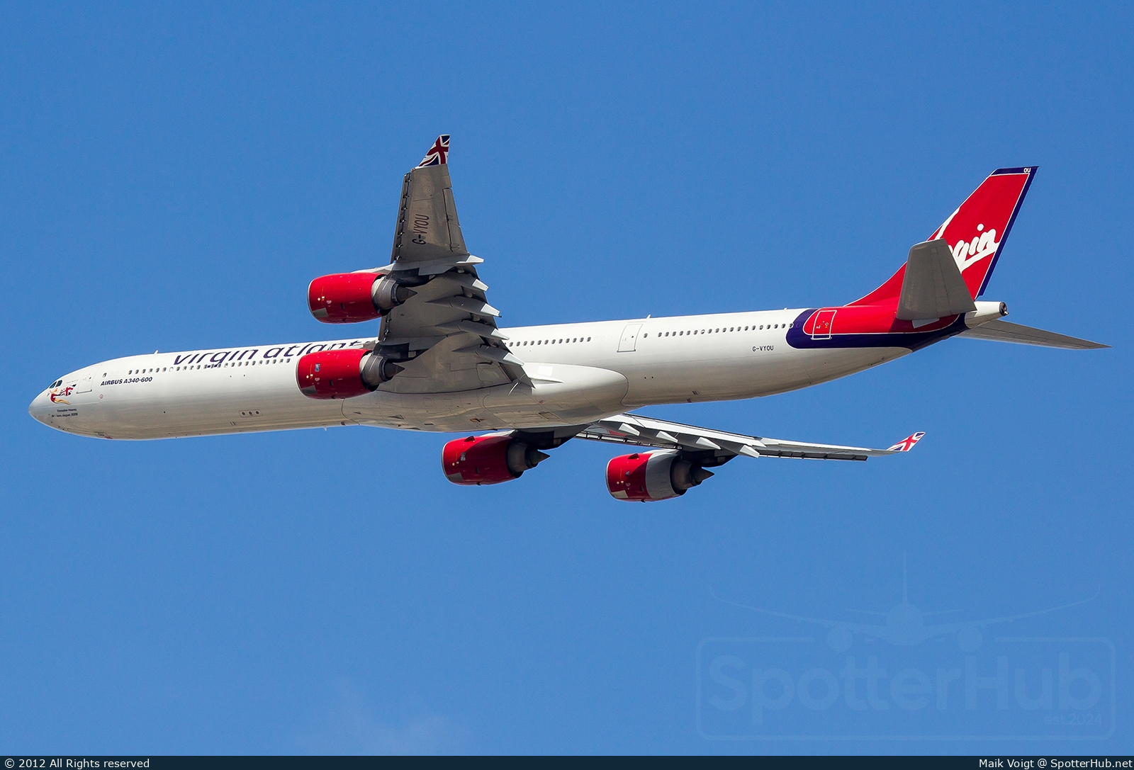 Photo of G-VYOU - Airbus A340-642 operated by Virgin Atlantic Airways
