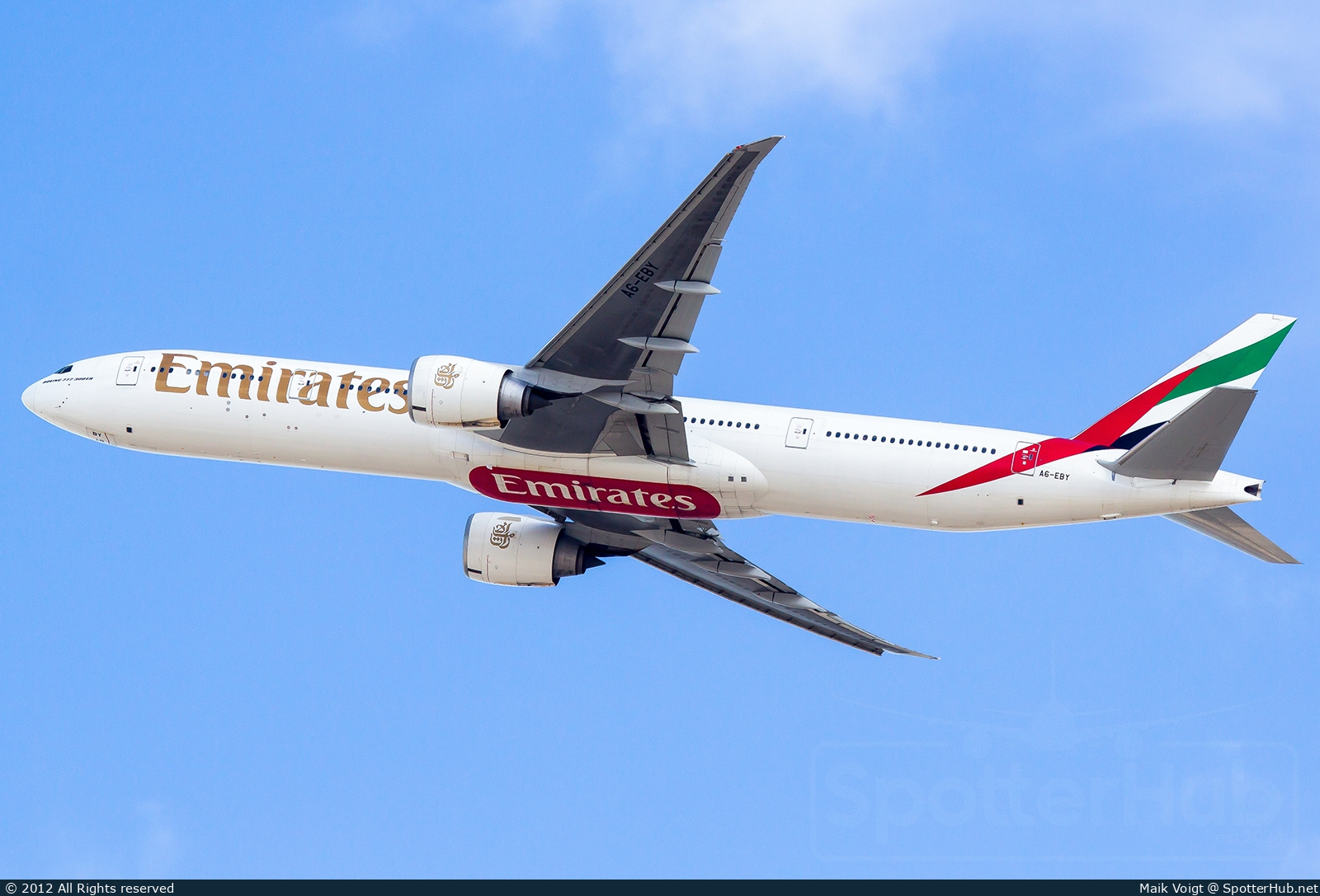 Photo of A6-EBY - Boeing 777-36N(ER) operated by Emirates
