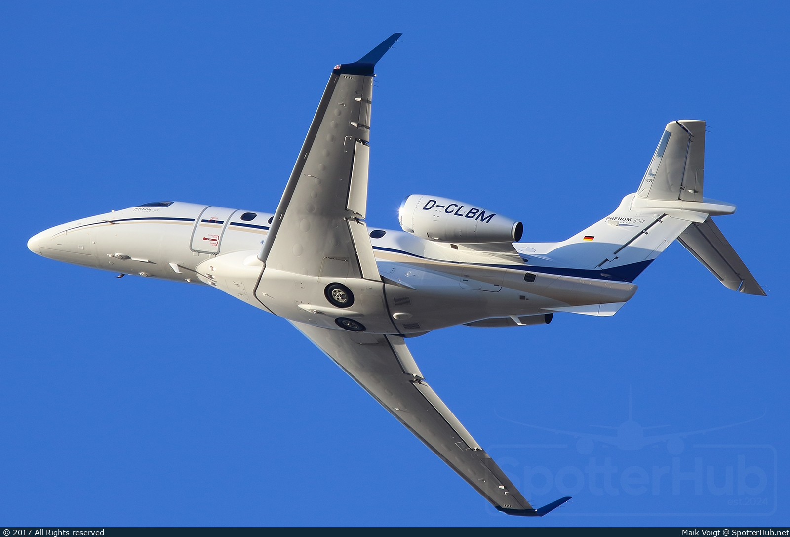 Photo of D-CLBM - Embraer Phenom 300 operated by Liebherr