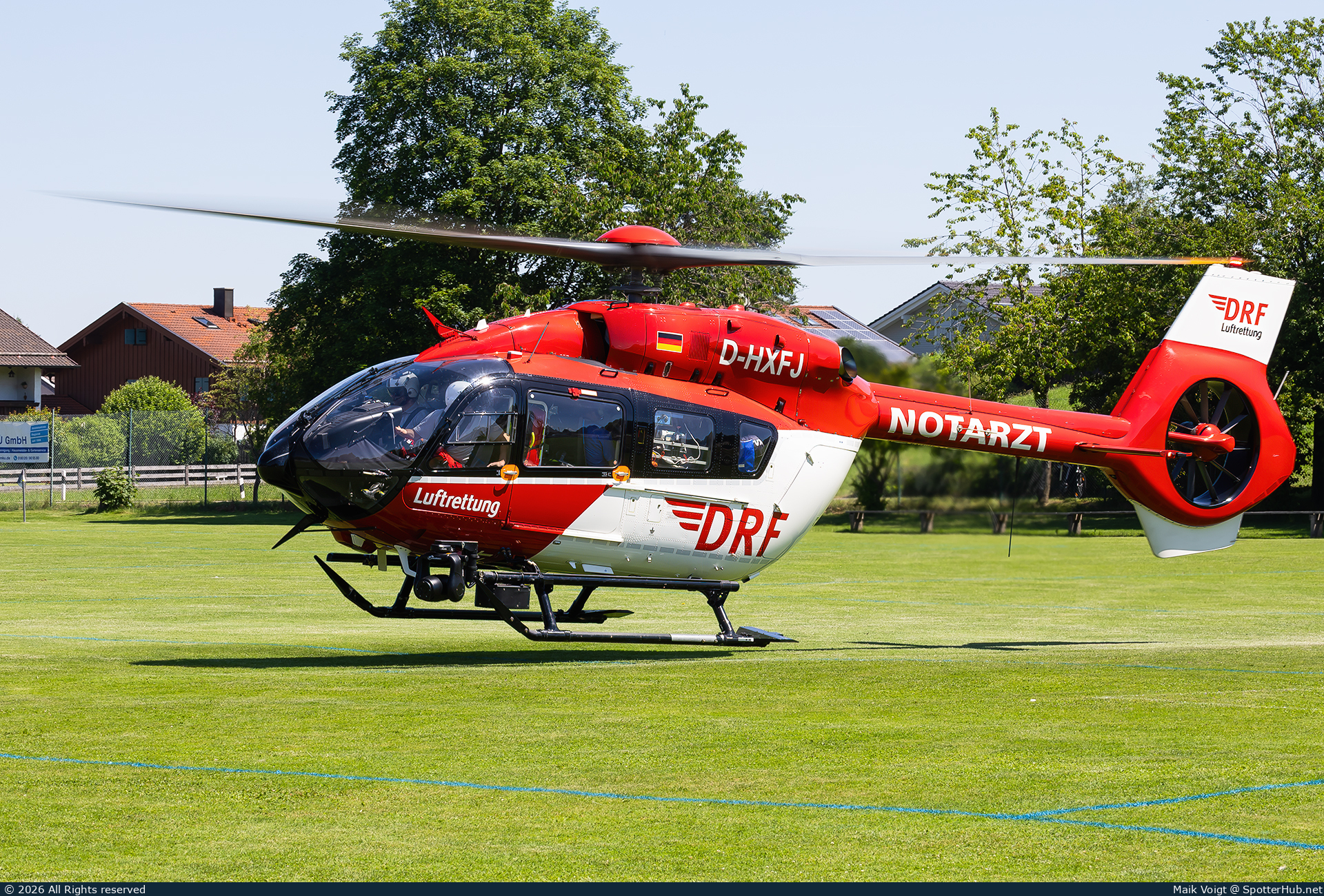 Photo of D-HXFJ - Airbus Helicopters H145 at Sportplatz