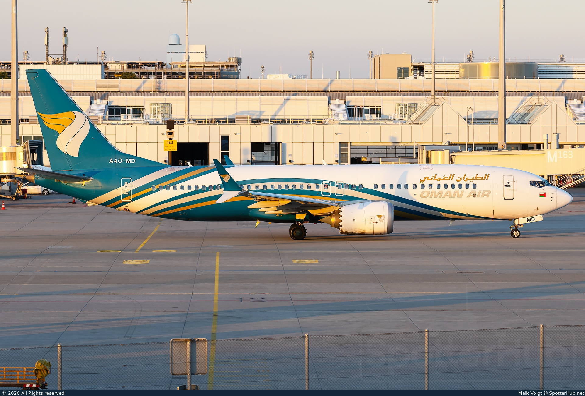 Photo of A4O-MD - Boeing 737 MAX 8 operated by Oman Air