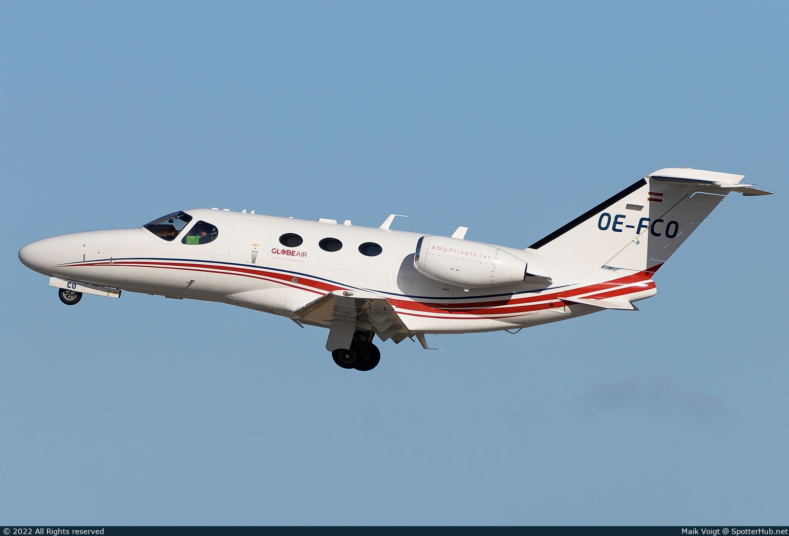 Photo of OE-FCO - Cessna 510 Citation Mustang operated by GlobeAir
