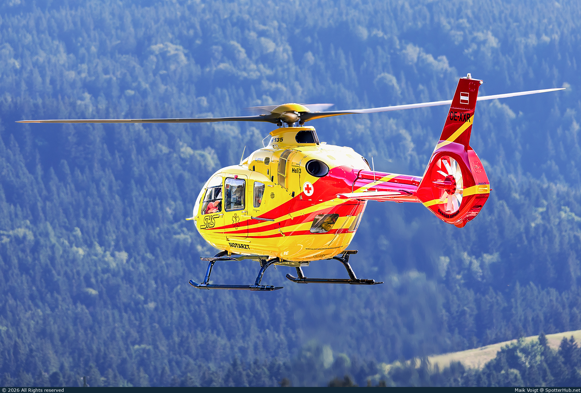 Photo of OE-XXR - Eurocopter EC135 T3 operated by SHS Schider Helicopter-Service