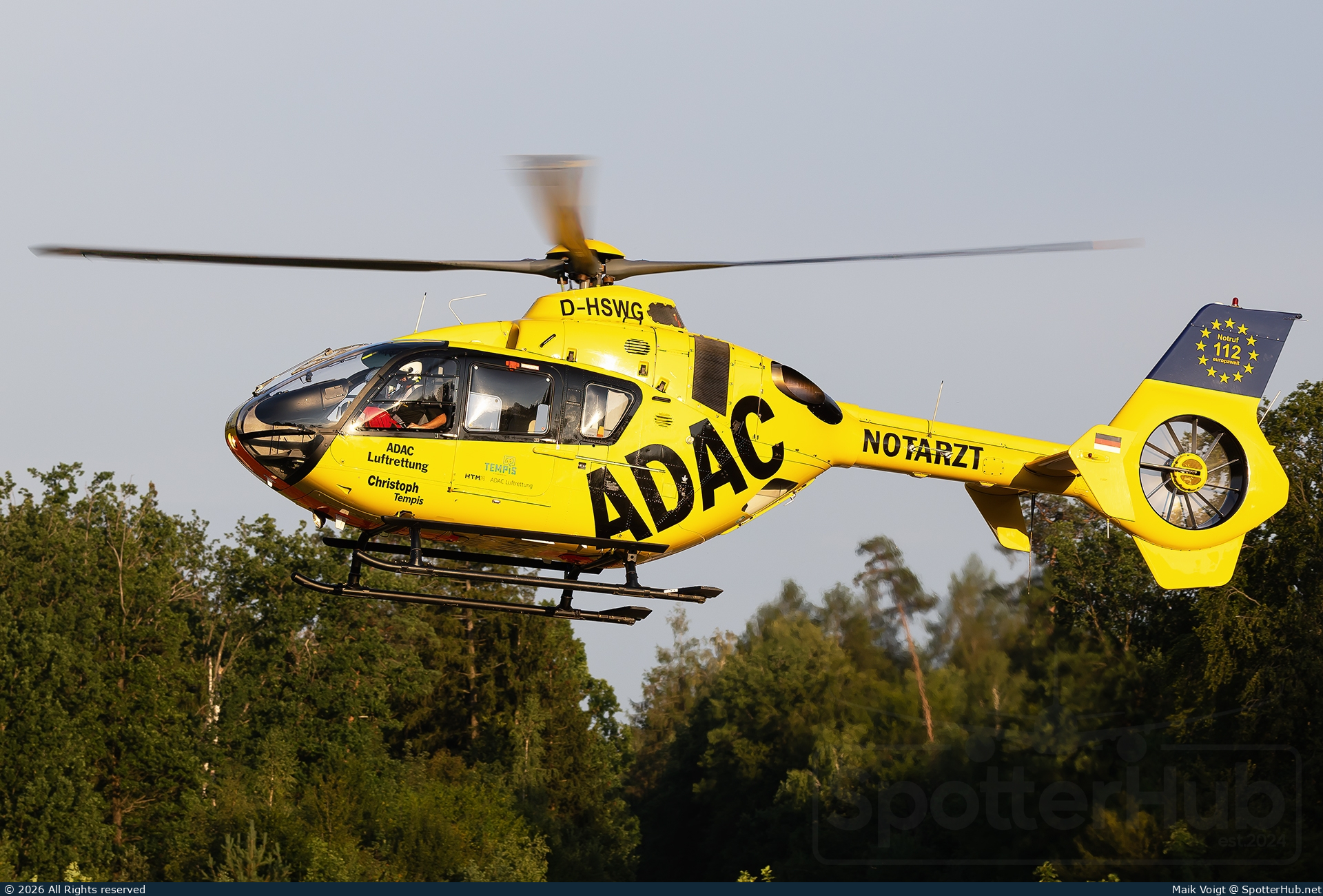 Photo of D-HSWG - Eurocopter EC135 P2 operated by ADAC Luftrettung