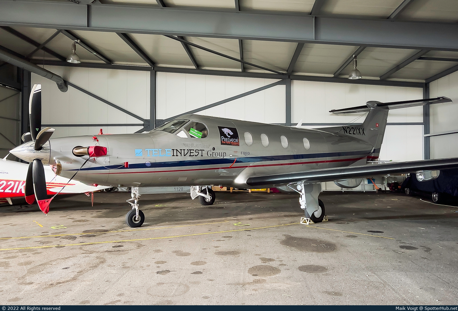 Photo of N221XX - Pilatus PC-12 NG operated by Teleinvest International