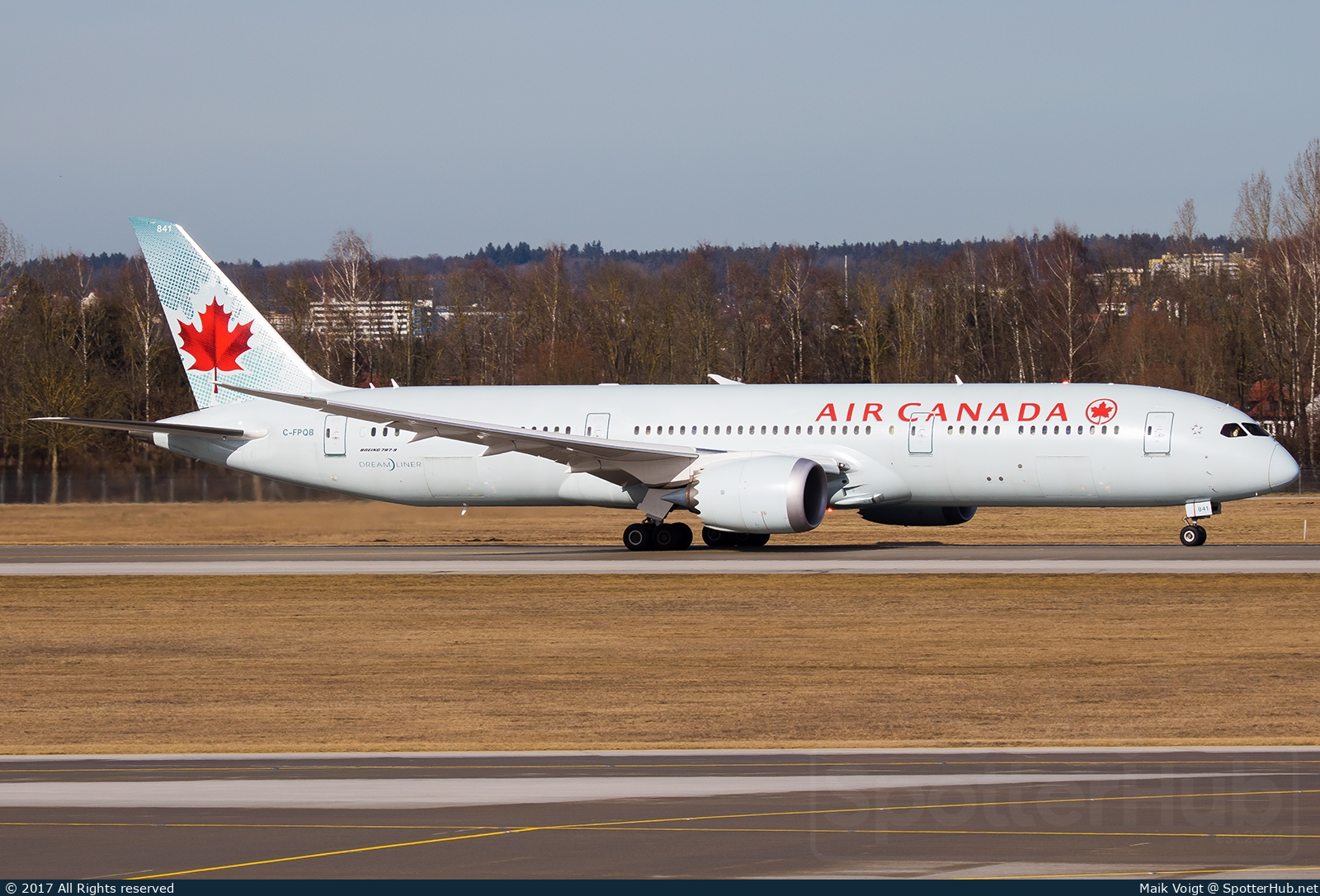 Photo of C-FPQB - Boeing 787-9 Dreamliner operated by Air Canada